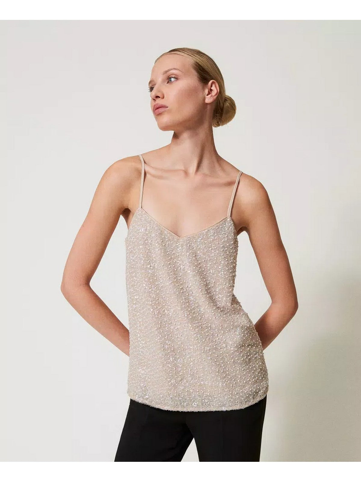 TWINSET Top Donna 251TP2201 12254 Beige gioboutiqueweb