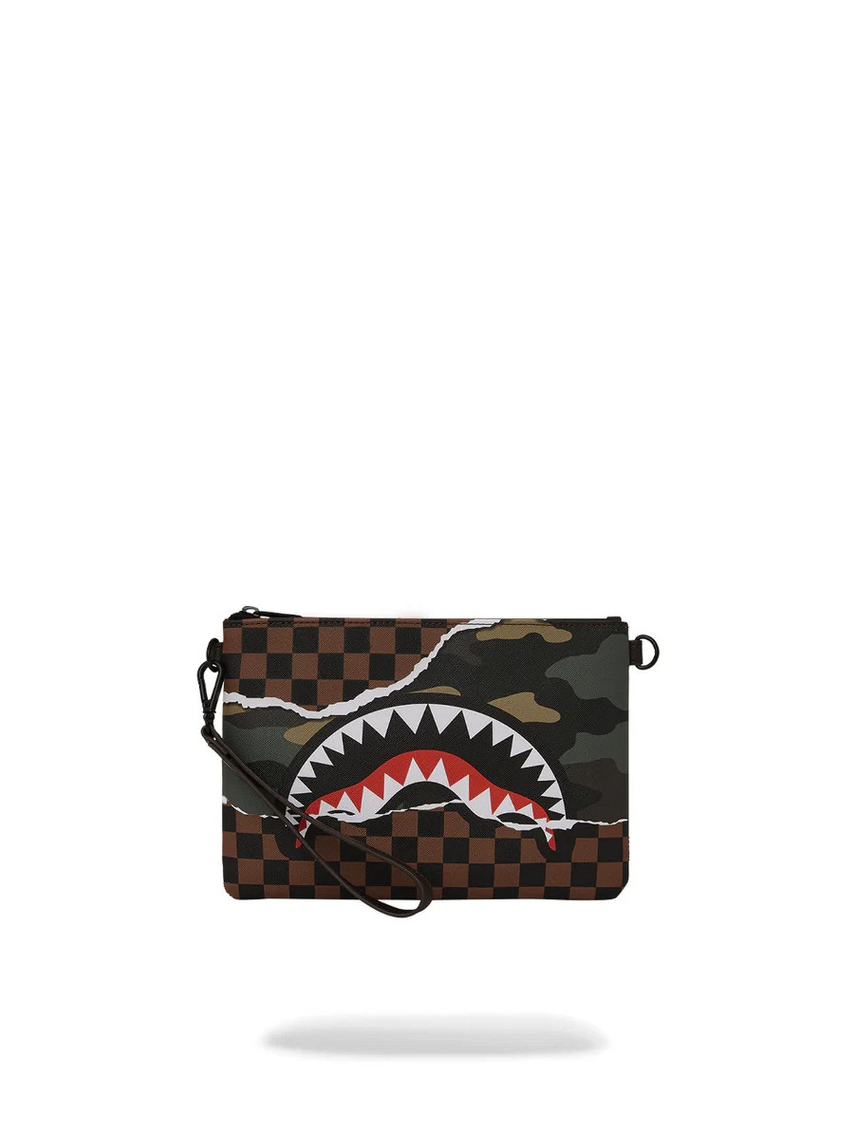 SPRAYGROUND Pochette Uomo TEAR IT UP CAMO POCHETTE 910B6041NSZ Marrone gioboutiqueweb