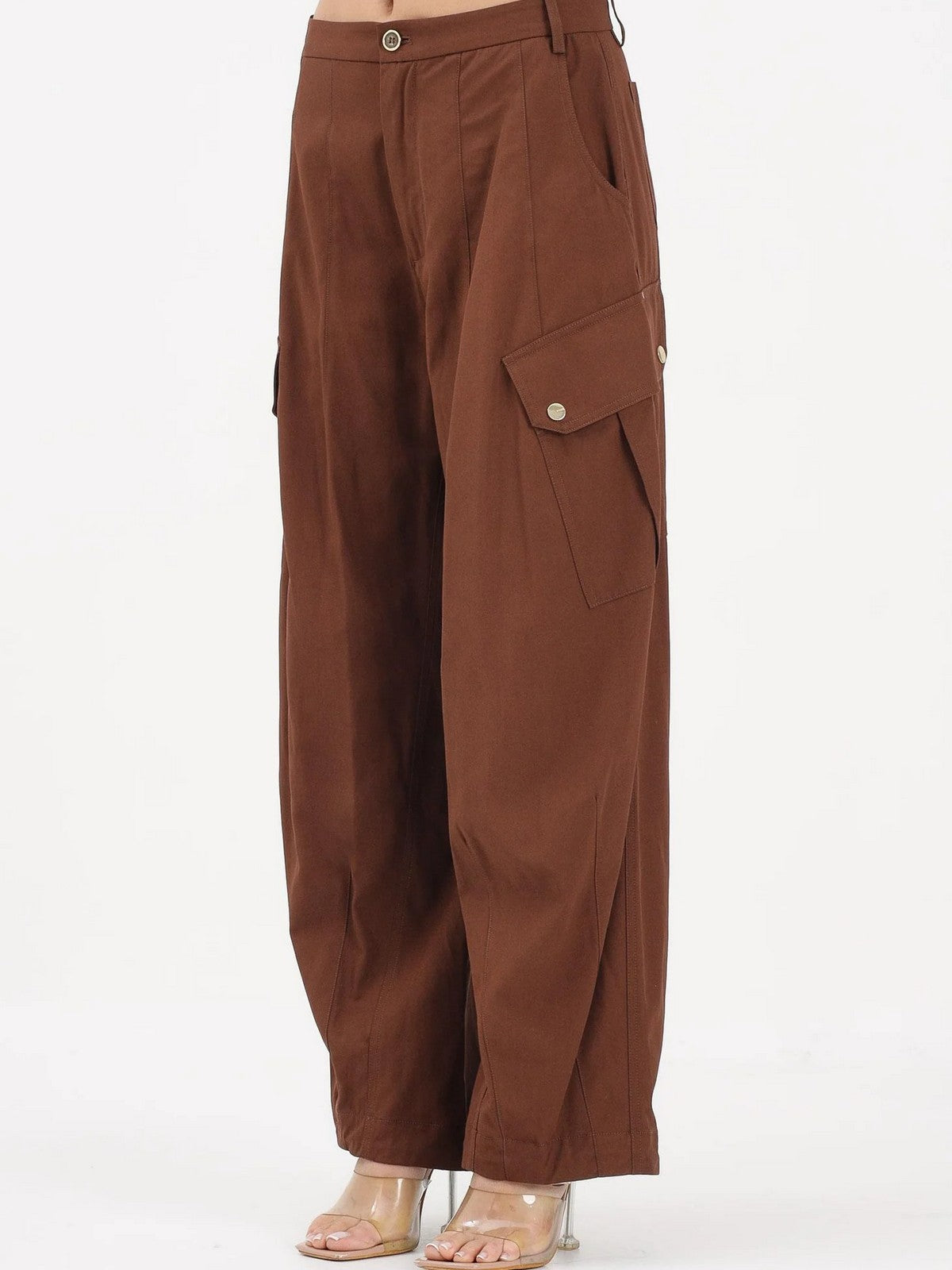 PINKO Pantalone Donna ROSALIN PANTALONE 106278-A2ER L78 MARRONE TERRA X PIANTE