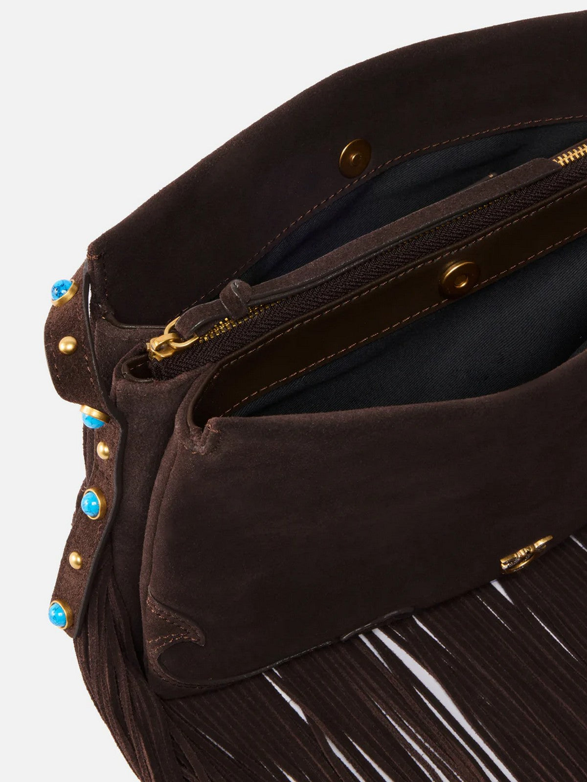 PINKO Borsa Donna TRIPLET MINI FRINGES SUEDE 106665-A0F6 M11P MARRONE CAFFE'-MIX