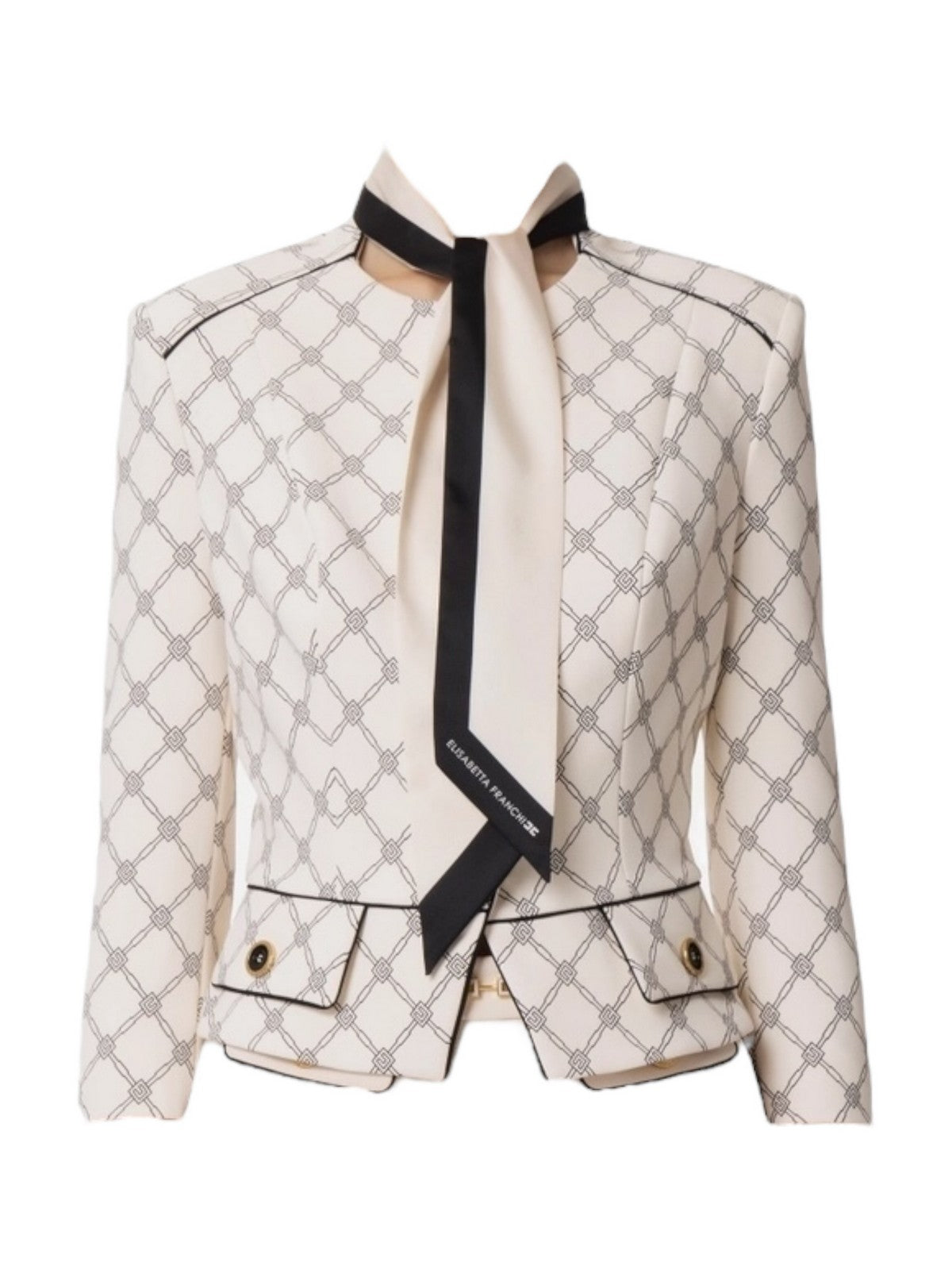 ELISABETTA FRANCHI Giacca Donna GIS5151E2-E84 Beige gioboutiqueweb