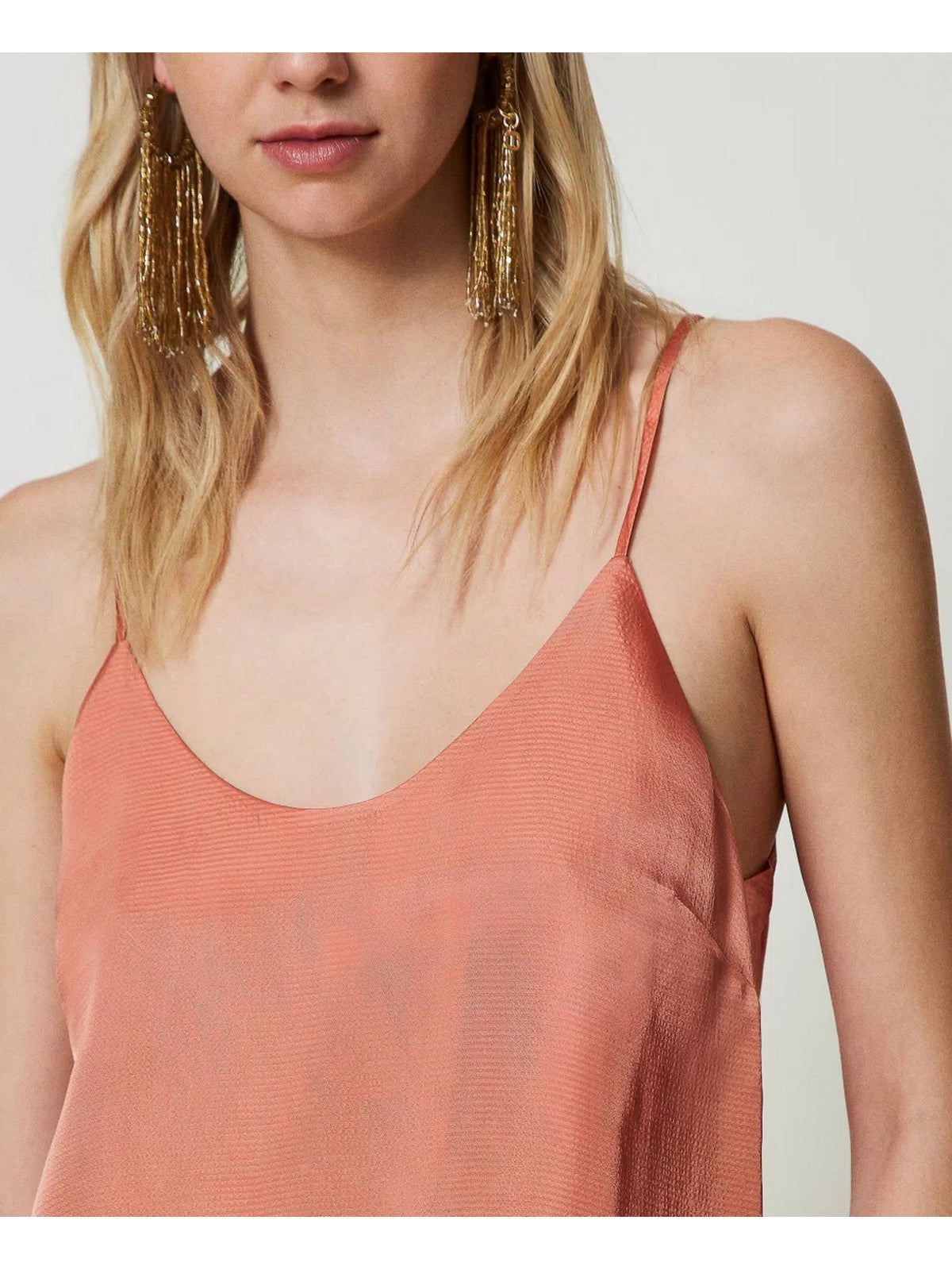 TWINSET Top Donna 241TT2163 11536 Arancione gioboutiqueweb