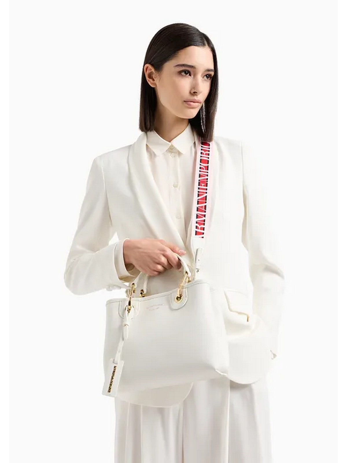 EMPORIO ARMANI Borsa Donna Y3D166 YFO5B 85219 Bianco gioboutiqueweb