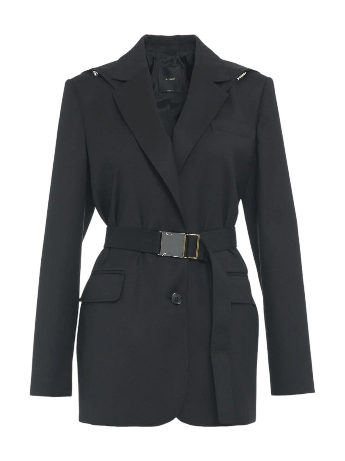 PINKO Giacca Donna Cortez Giacca Flanella 104505-A1B3 Z99 Nero gioboutiqueweb