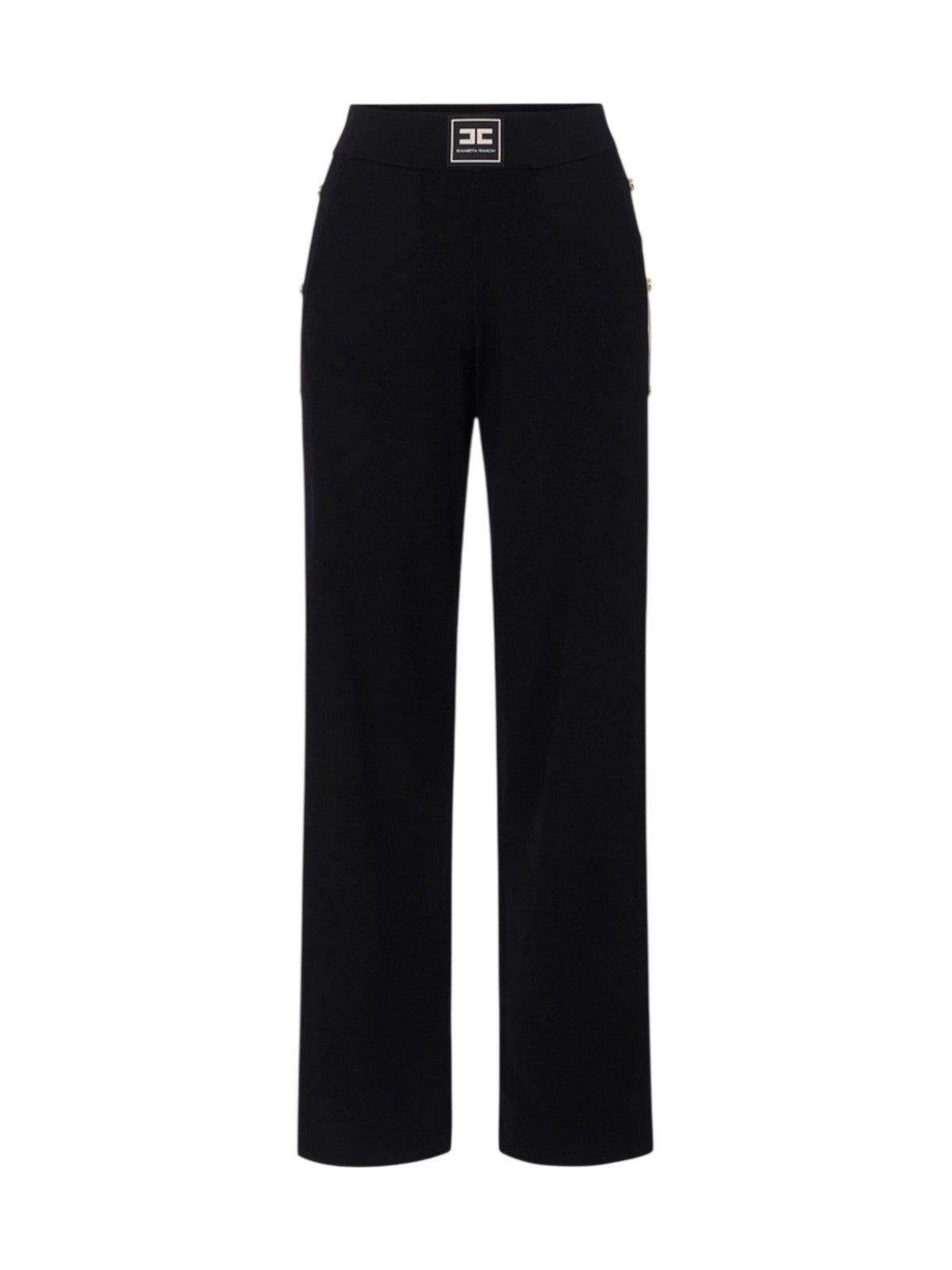 ELISABETTA FRANCHI Pantalone Donna KP74S61E2 685 NERO/BURRO