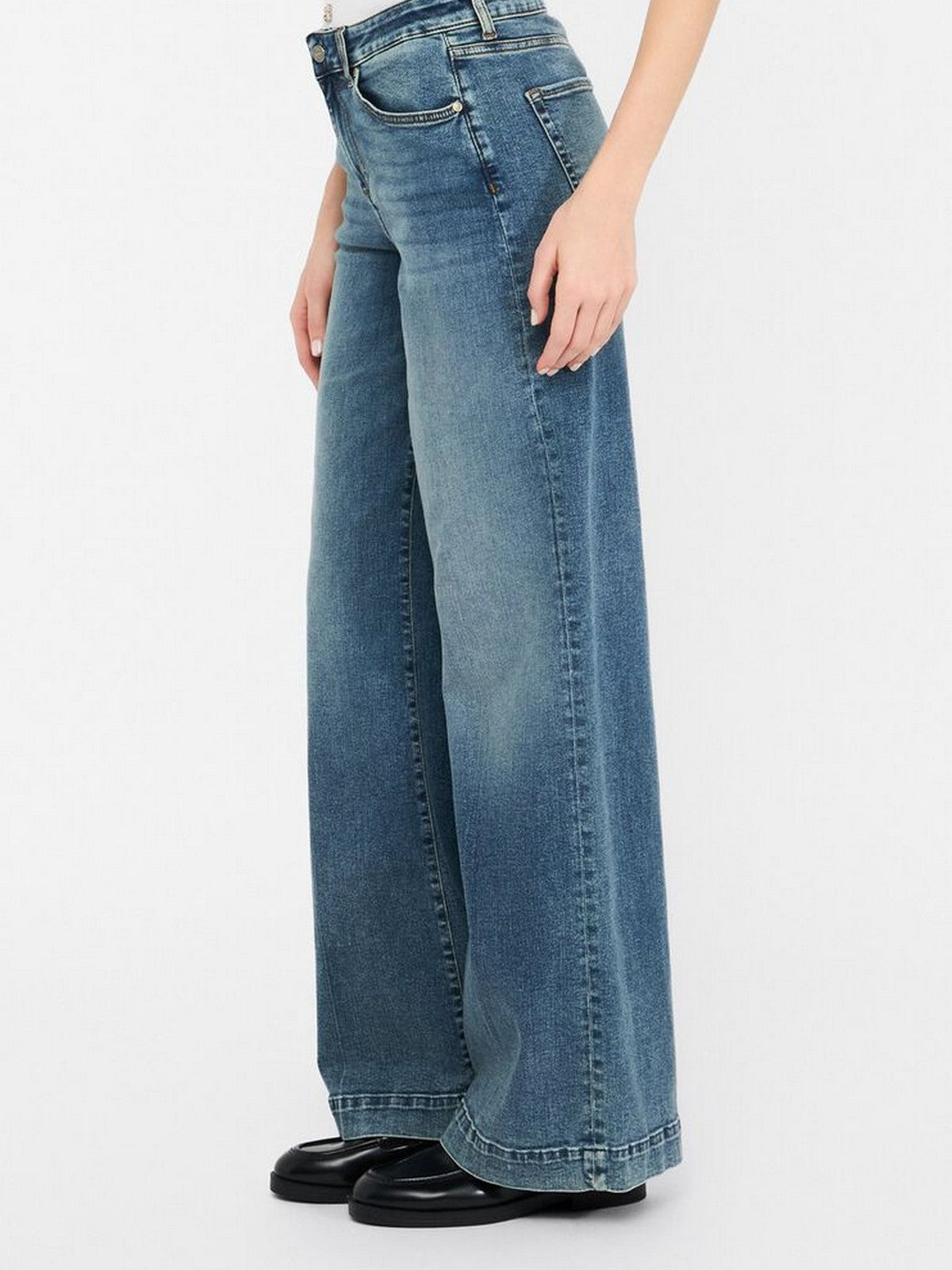 LIU JO BLUE DENIM Jeans Donna UF5068DS615 78917 Den.Blu vintag.dirty