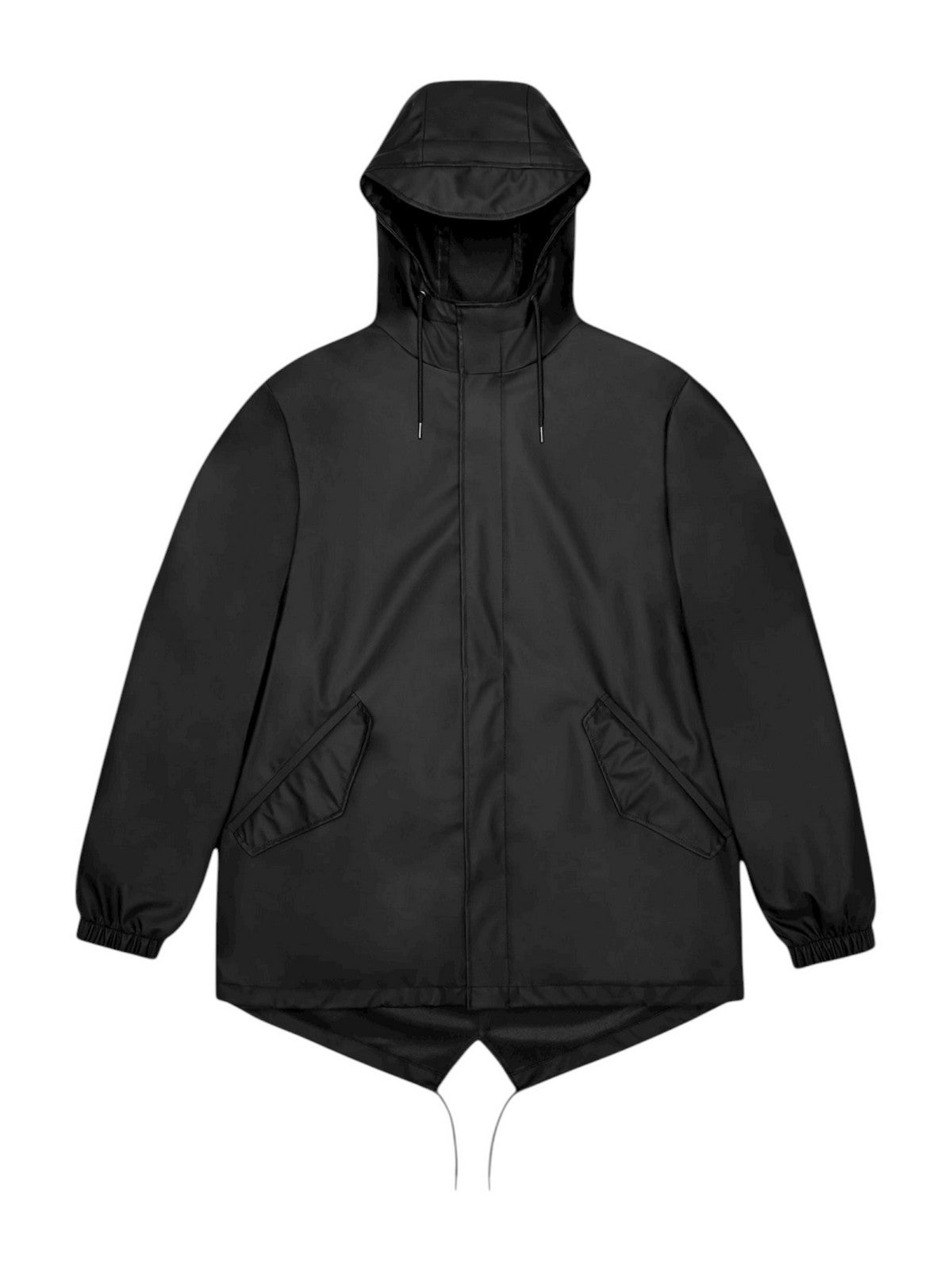 RAINS Giubbino Unisex adulto Fishtail Jacket W3 18010 01 Black BLACK