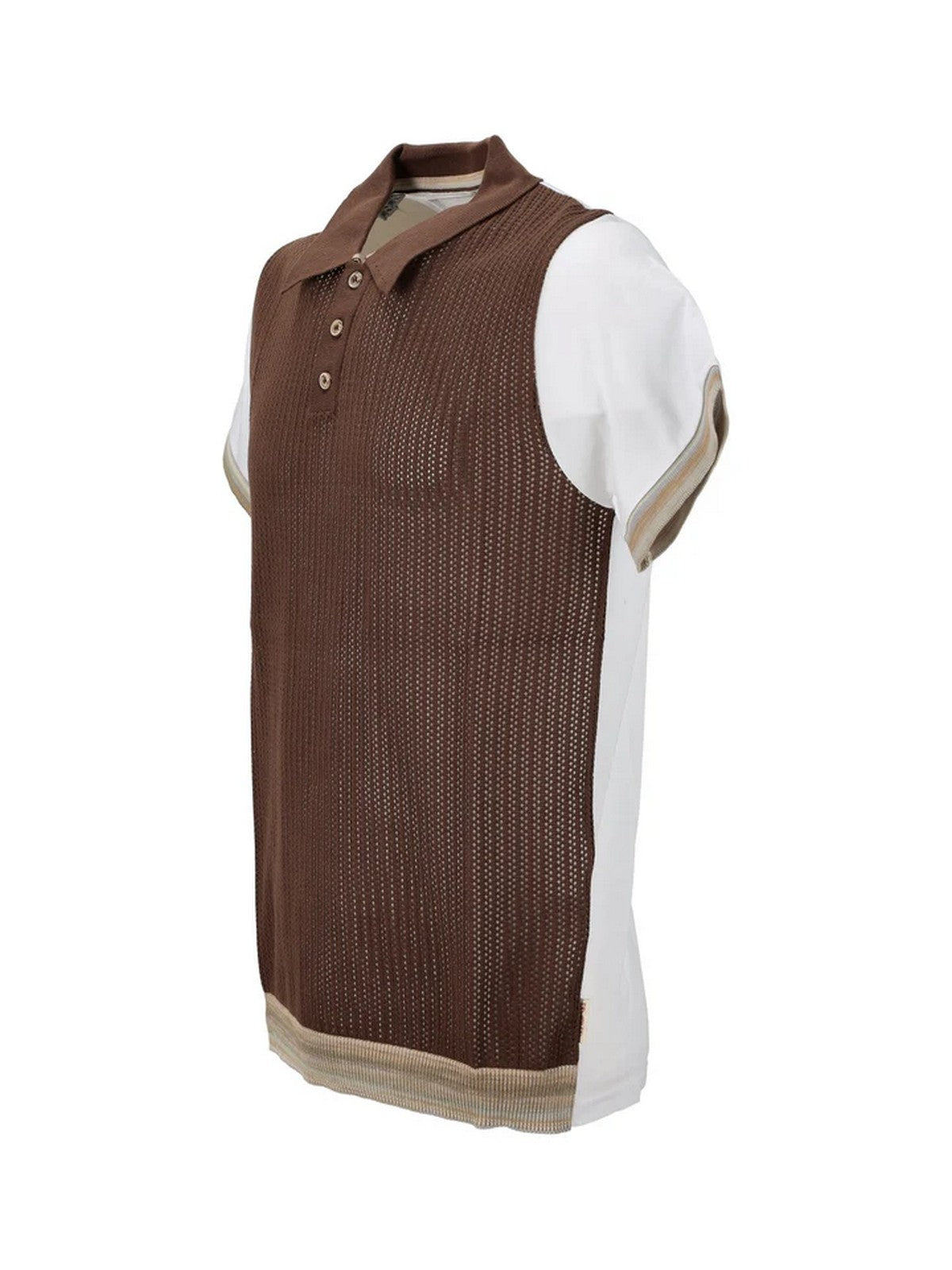 BOB Polo Uomo P25TOD UNICA B Marrone gioboutiqueweb