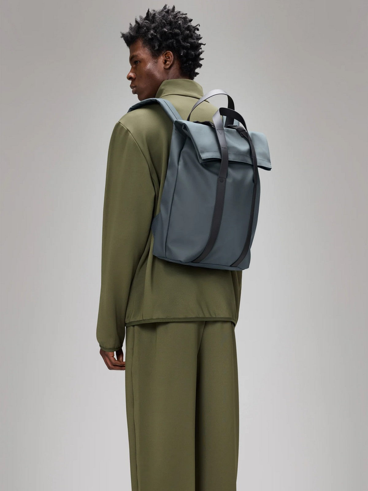 RAINS Zaino Unisex adulto 2 Way Tote Backpack W3 12940 124 Lagoon Lagoon