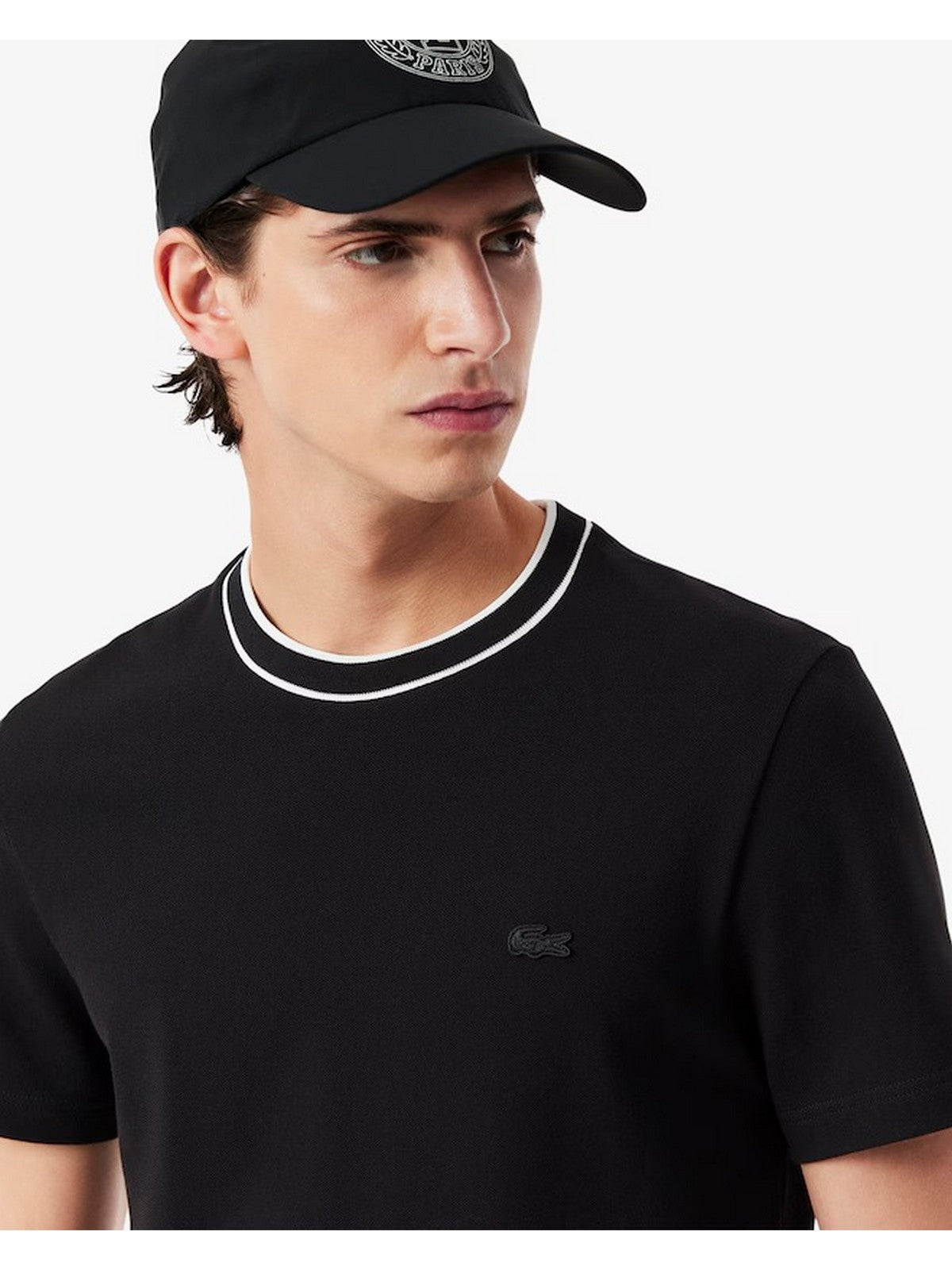 LACOSTE T-shirt Uomo TH8174 031 Nero gioboutiqueweb