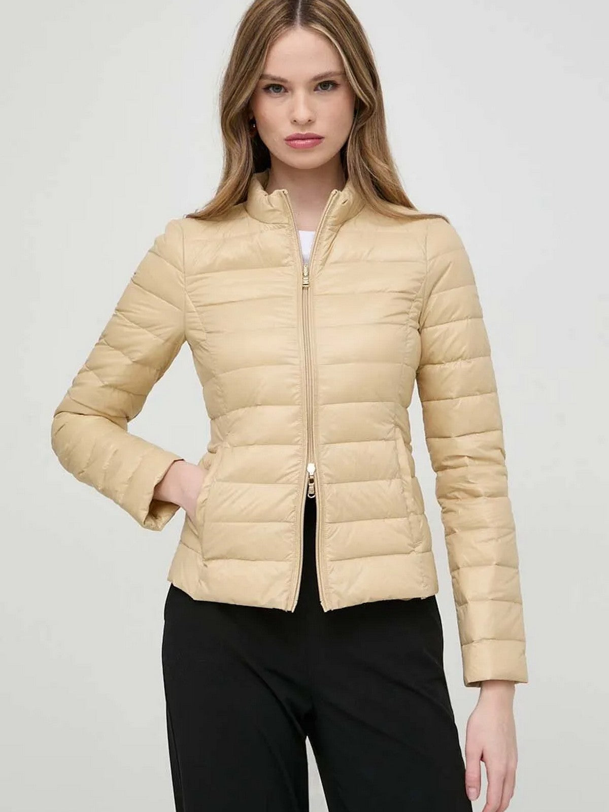 PATRIZIA PEPE Piumino Donna CO0178 A503 B814 Beige gioboutiqueweb