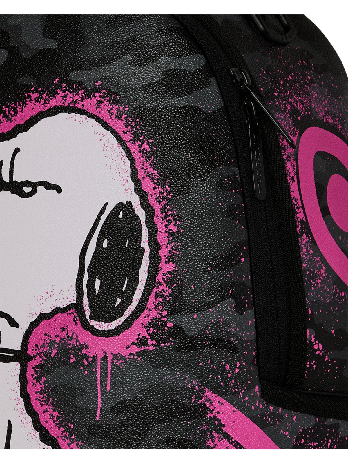 SPRAYGROUND Zaino Unisex adulto PEANUTS SNOOPY PINK STENCIL DLXSV BACKPACK 910B8781NSZ Nero