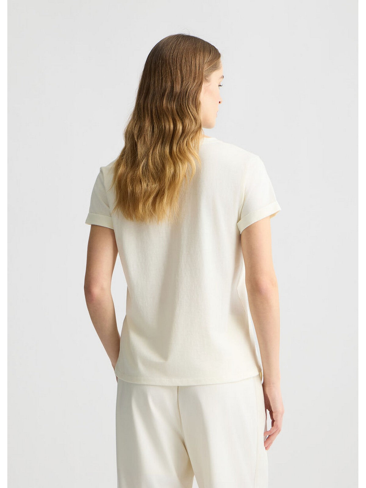 LIU JO SPORT T-shirt Donna TA5180JS923 M9248 White m.LJ holed gioboutiqueweb