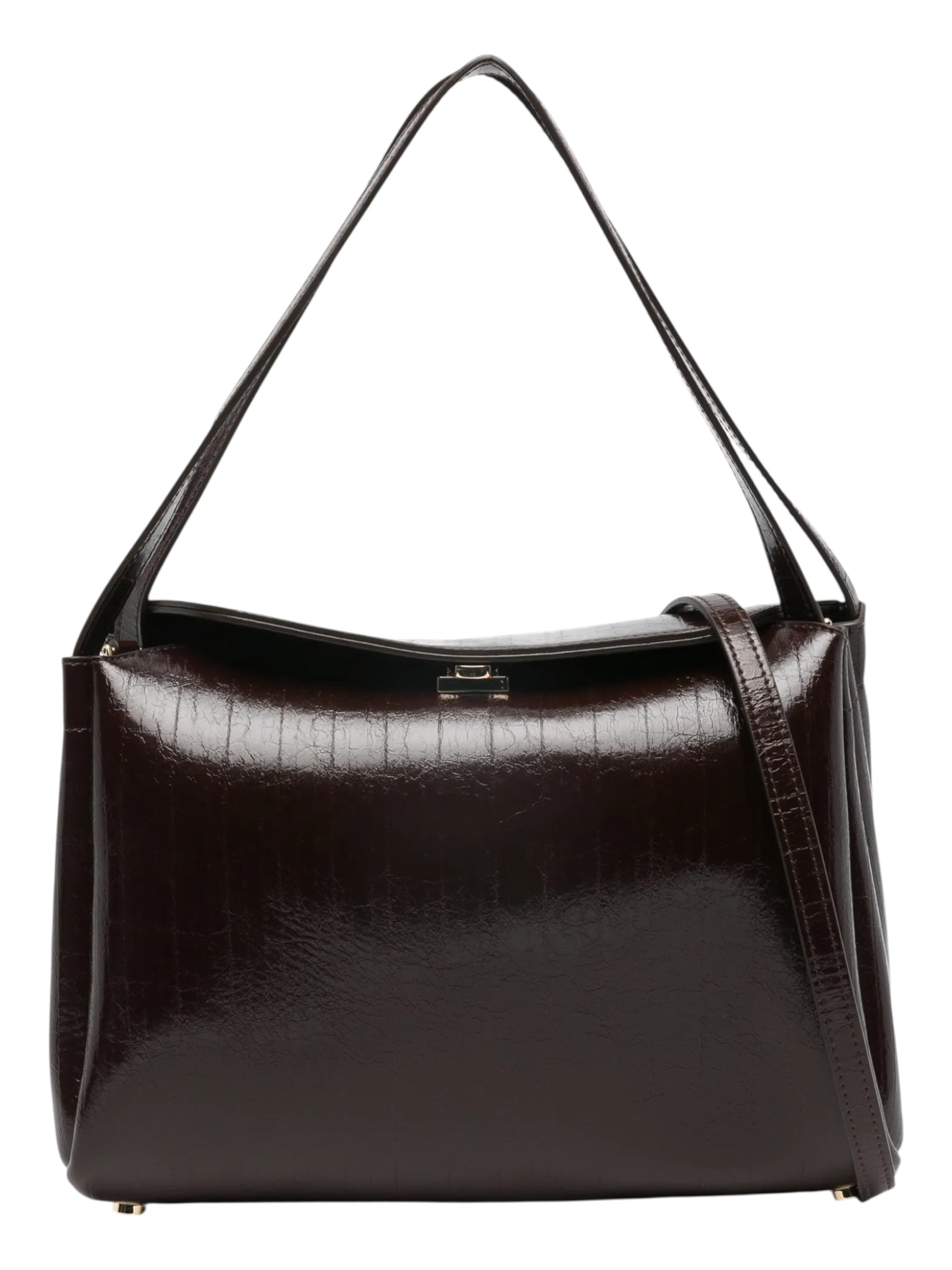 THEMOIRè Calipso Trunk cocco vegan fabric bag chocolate eco-friendly design