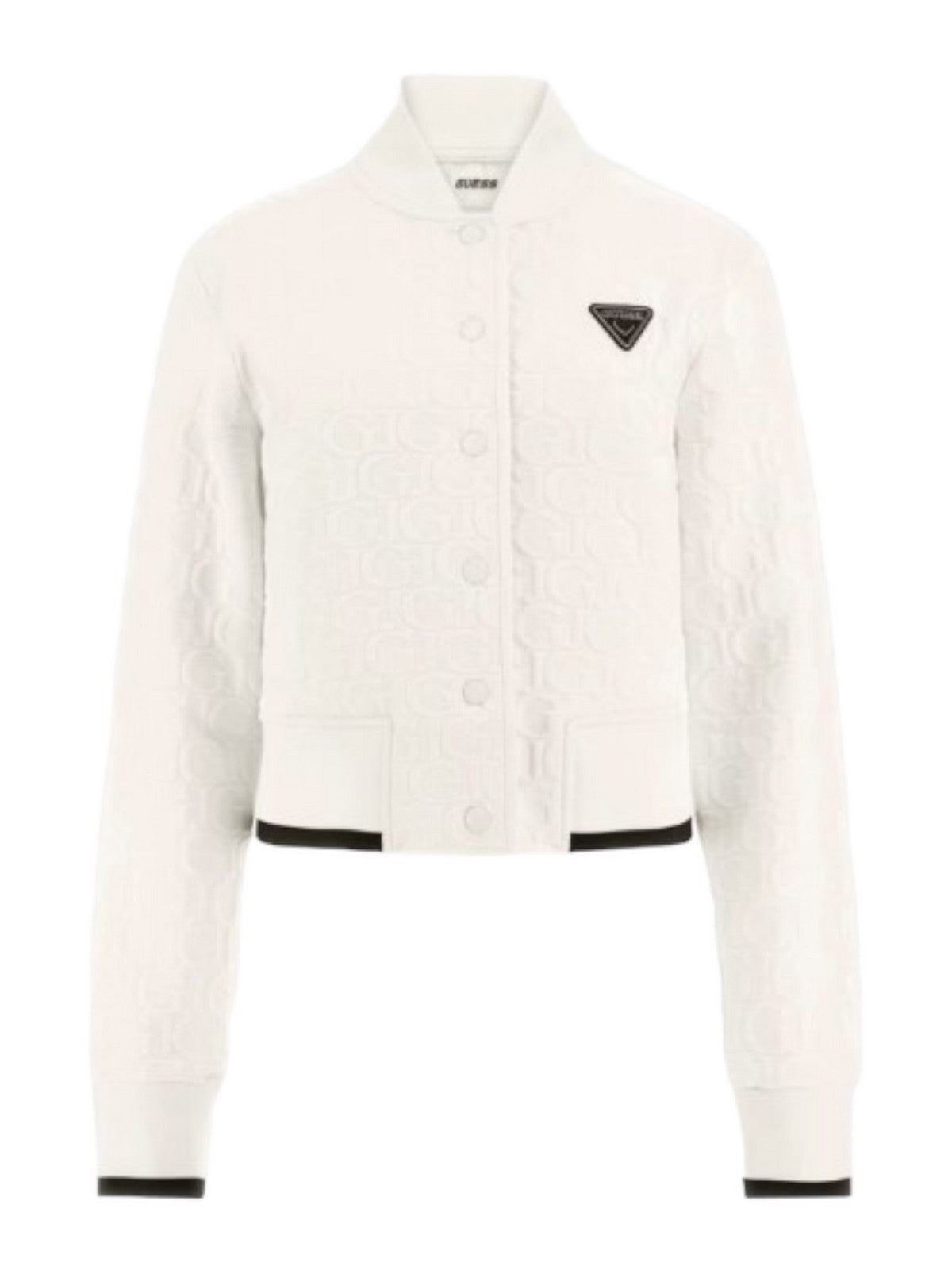 Guess Sport Sweatshirt Cheri Baseball Sweat V4RQ07 KBSL0 F0AH White