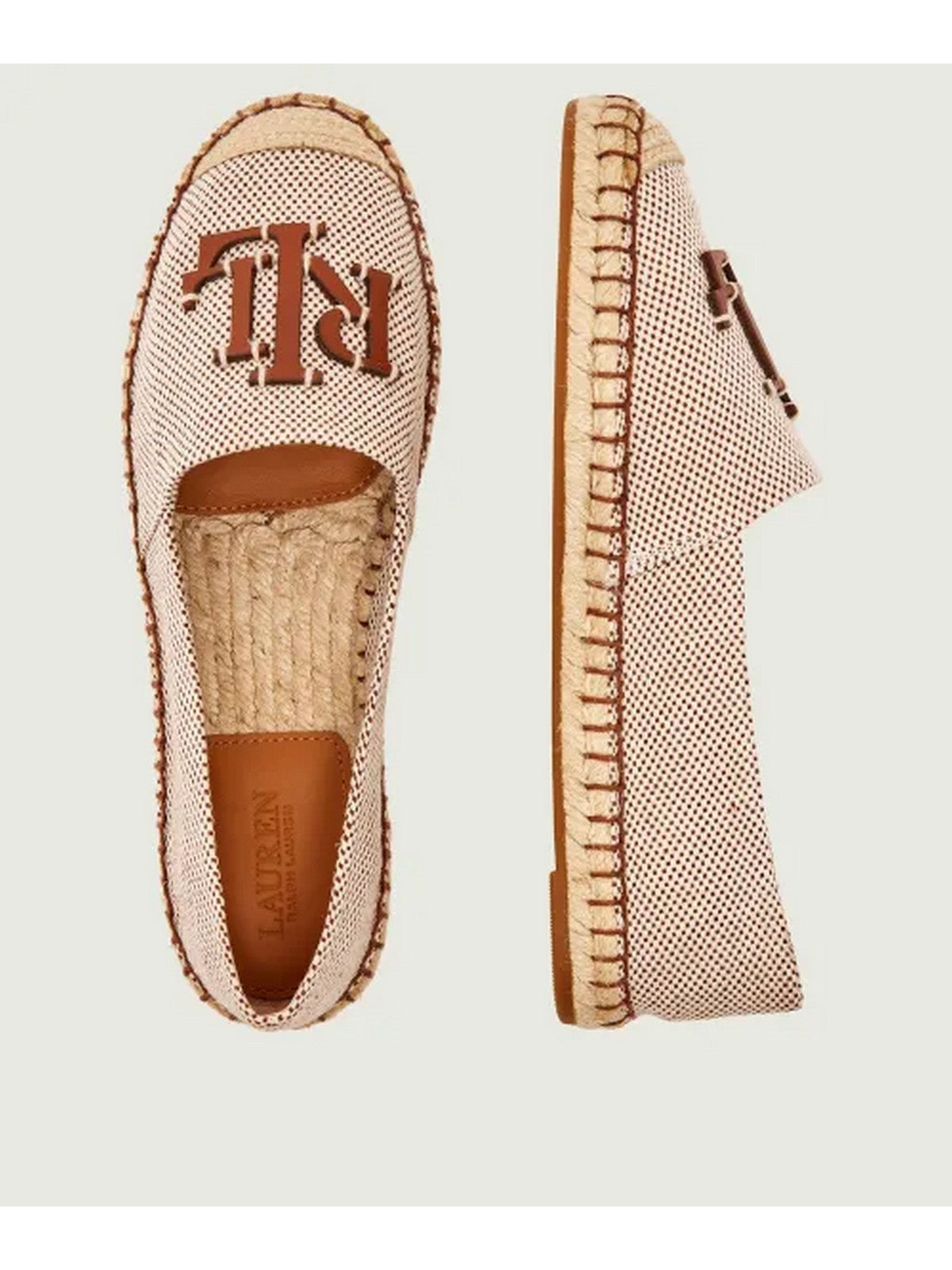 LAUREN RALPH LAUREN Espadrillas Donna 802P09065 002 NTRL/LAUREN TAN/LAUREN TAN