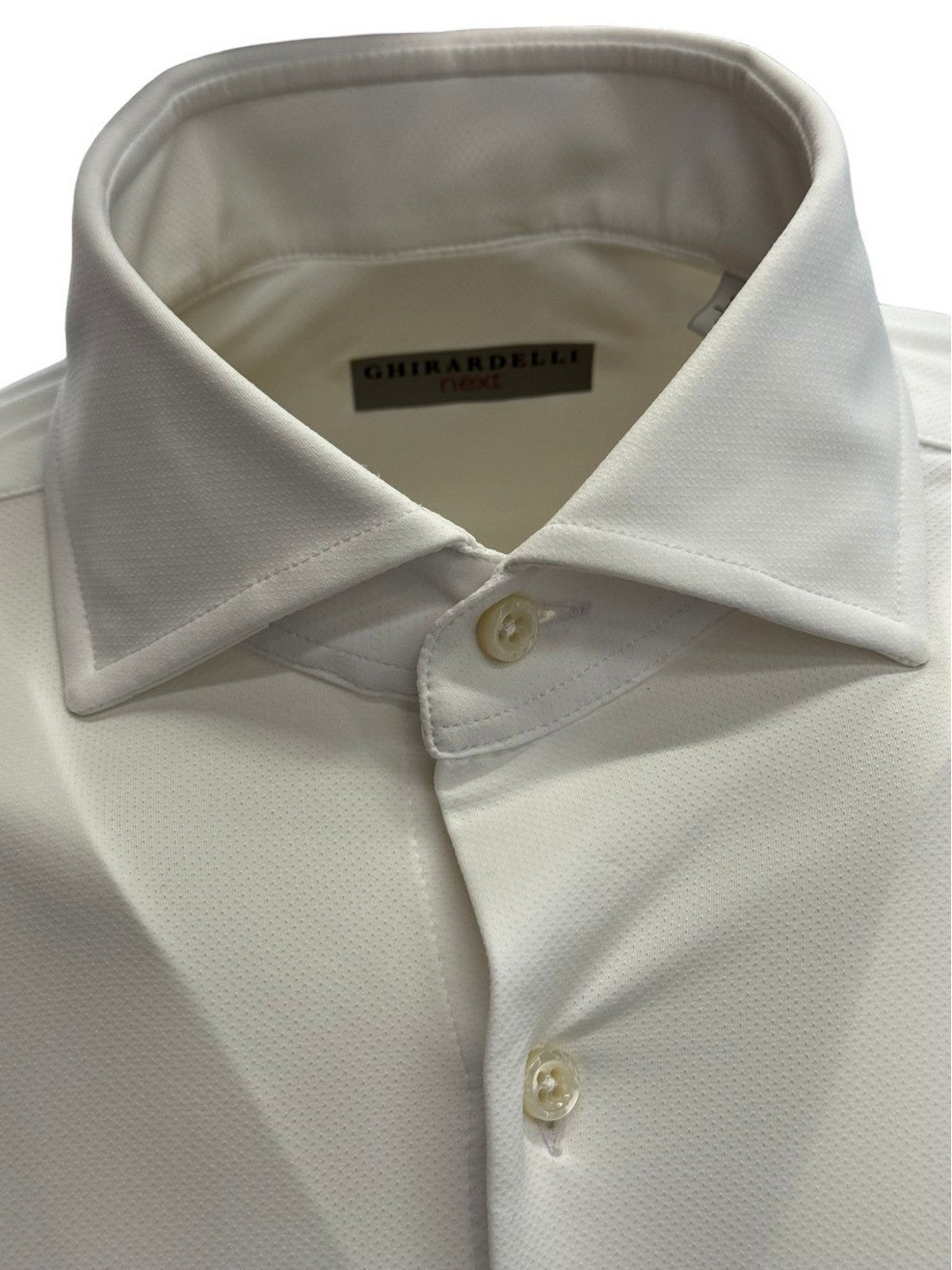 GHIRARDELLI Camicia Uomo NEXTB878 FR001 01 Bianco