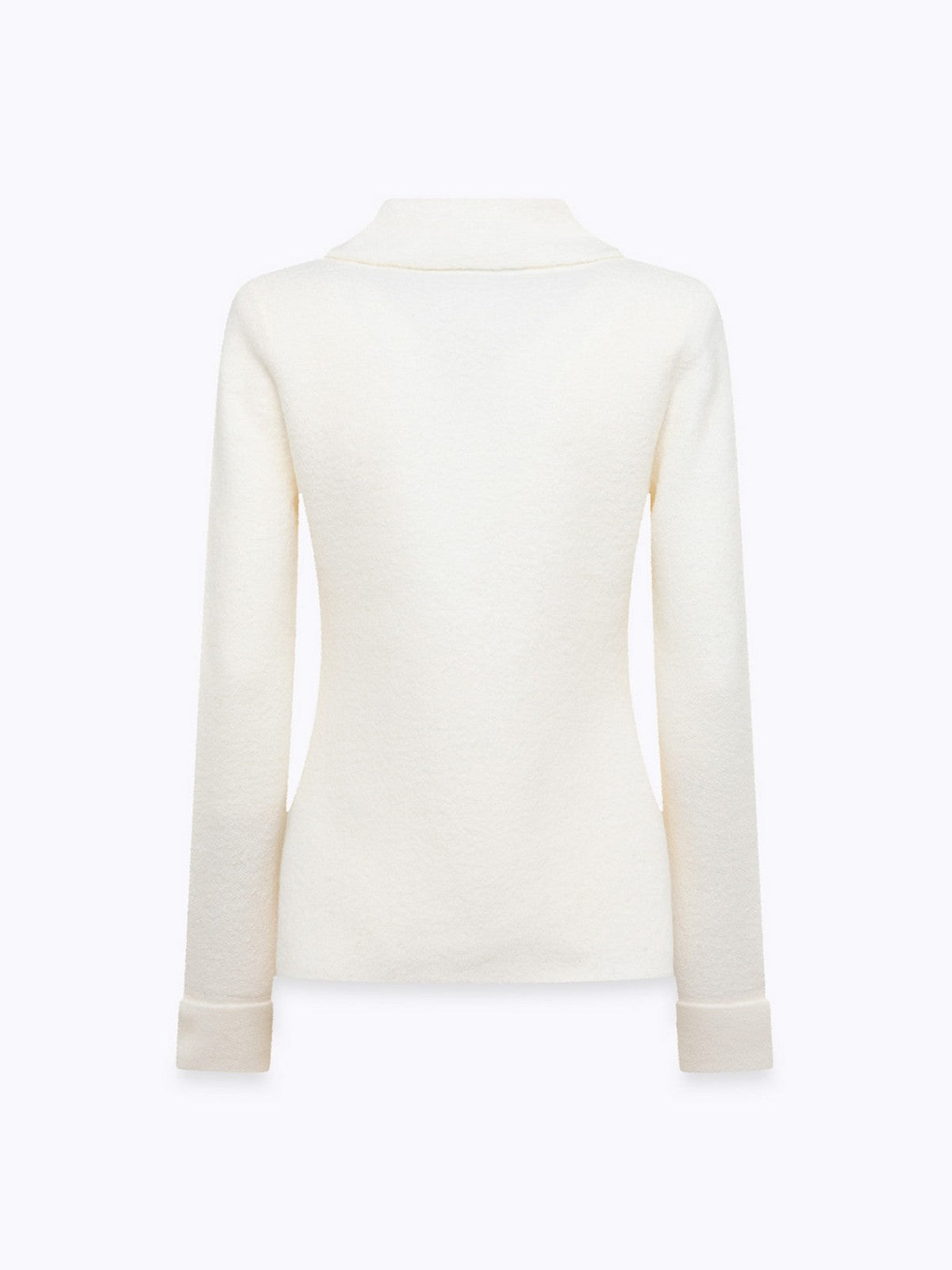 BLUGIRL Felpa Donna RF5058MA07R C3866 Chalk w/brooch