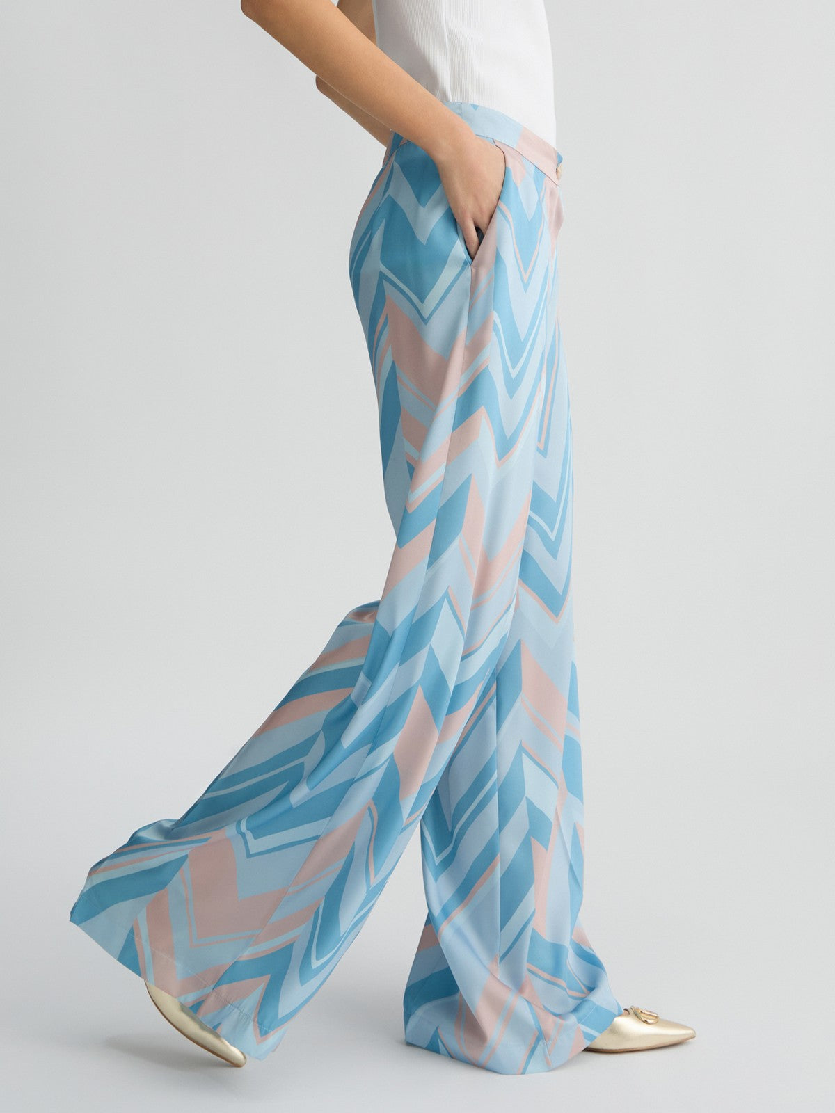 LIU JO BLACK Pantalone Donna CA5353TS531 M9314 Blu gioboutiqueweb