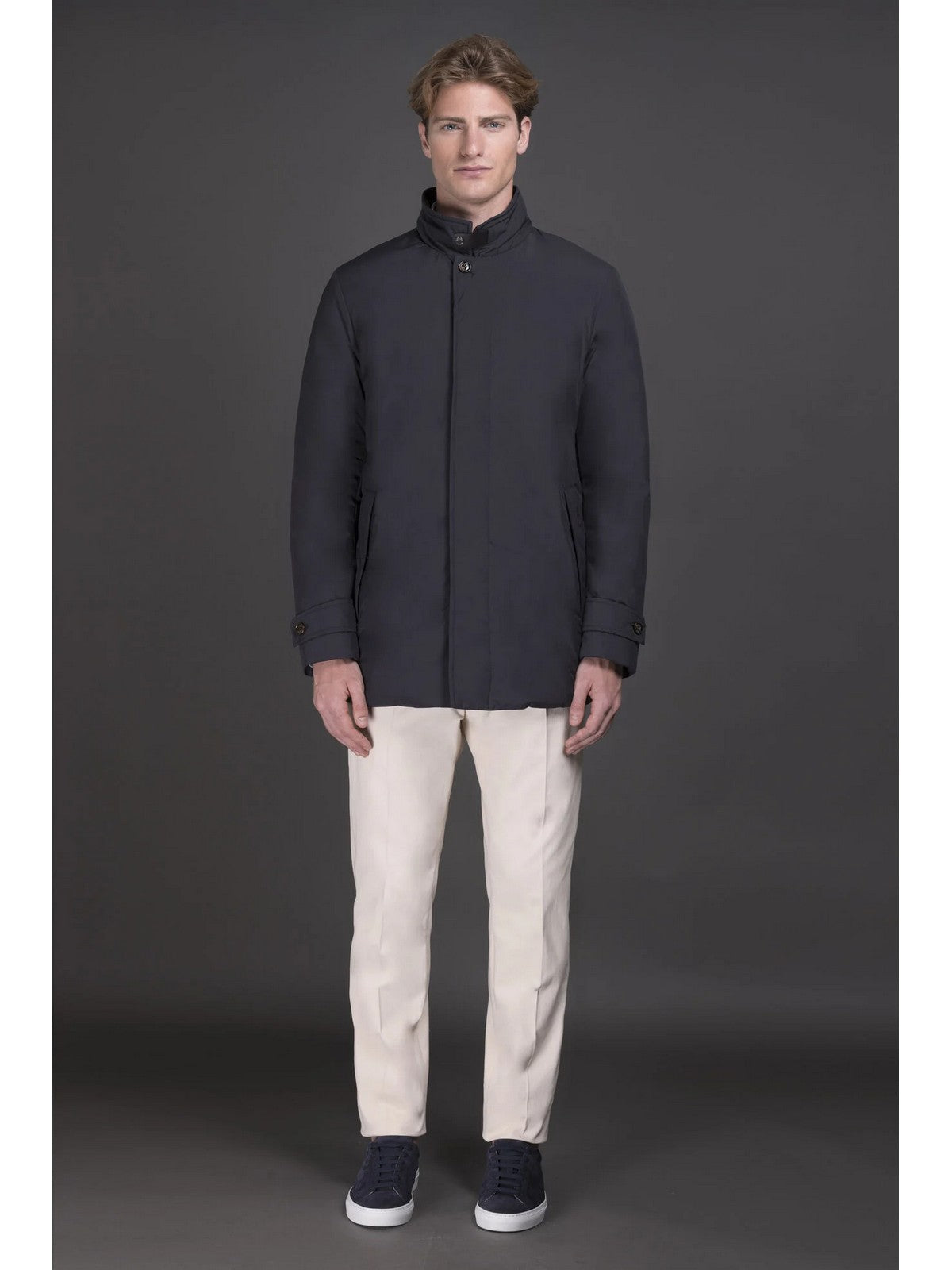 MOORER Giubbino Uomo RAFFAELLO-STP MOUGI100261 TEPA023 U0498 BLU