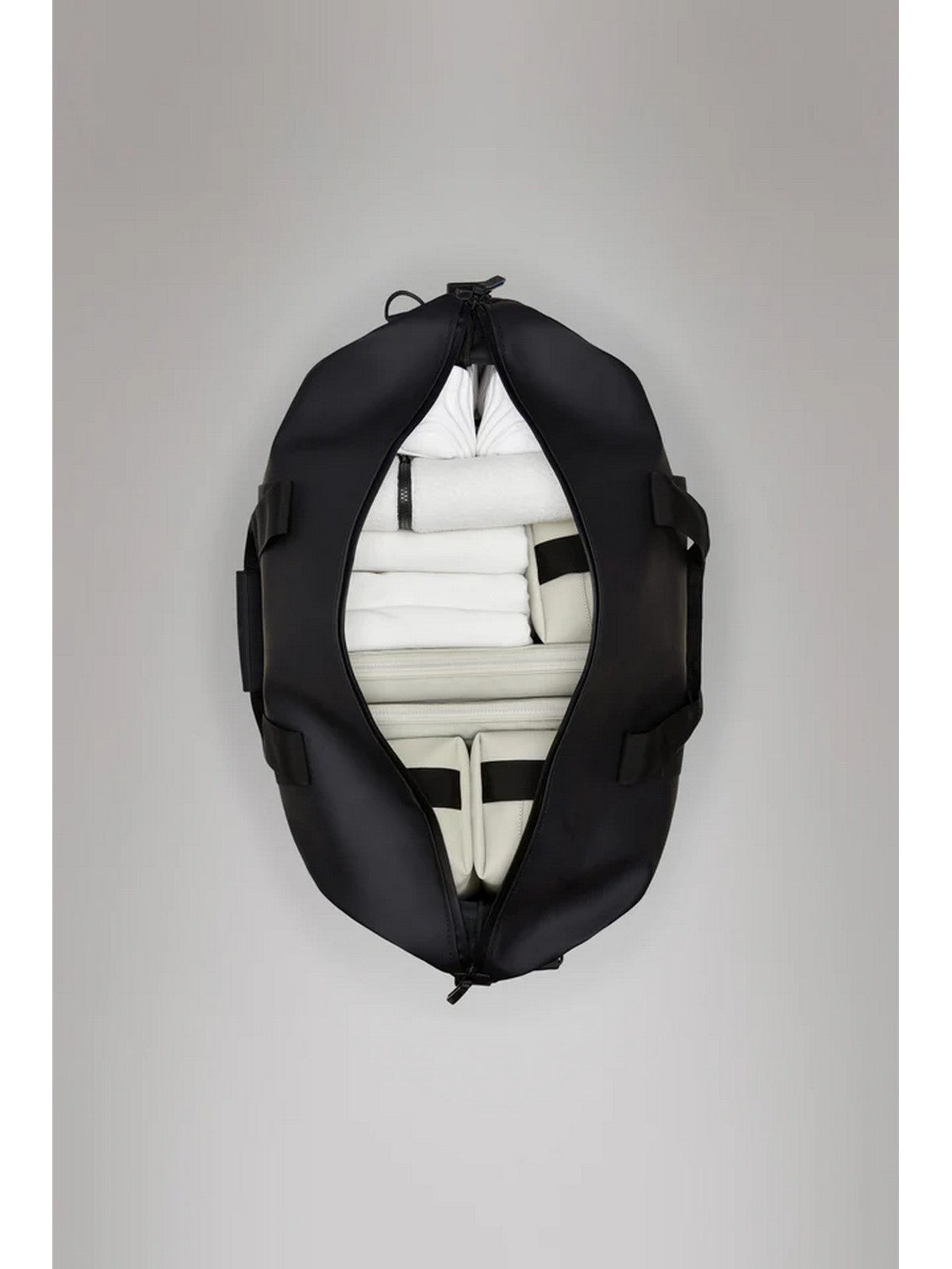 RAINS Valigie e Trolley Unisex adulto Hilo Weekend Bag 14200 01 Black BLACK