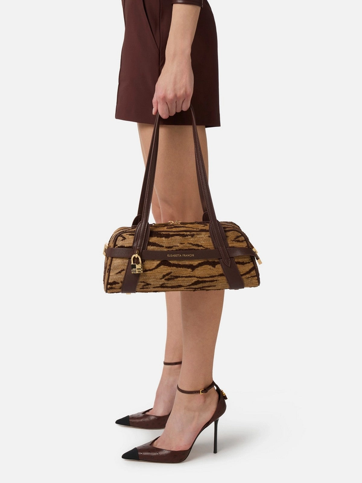 ELISABETTA FRANCHI Borsa Donna BS11A62E2 470 CAMMELLO