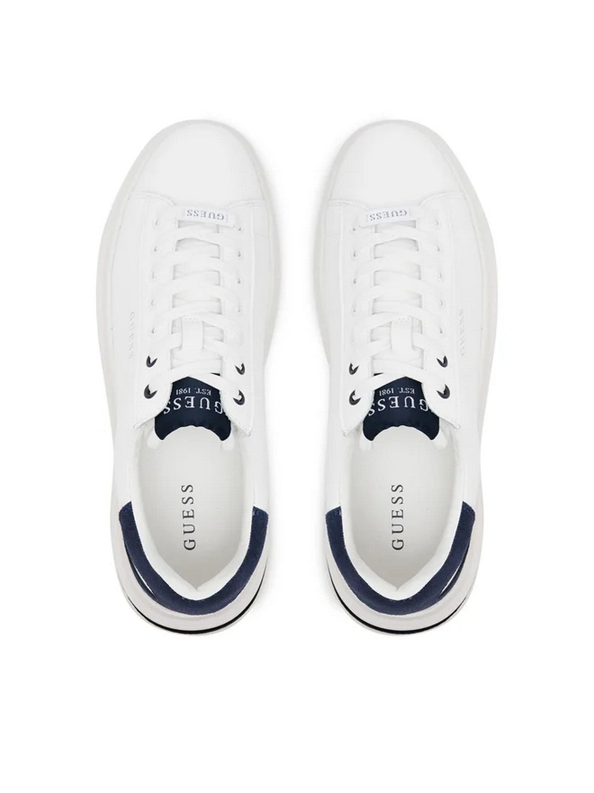 GUESS Sneaker Donna ELBA FMTLBA LEL12 WHIBL WHITE BLUE