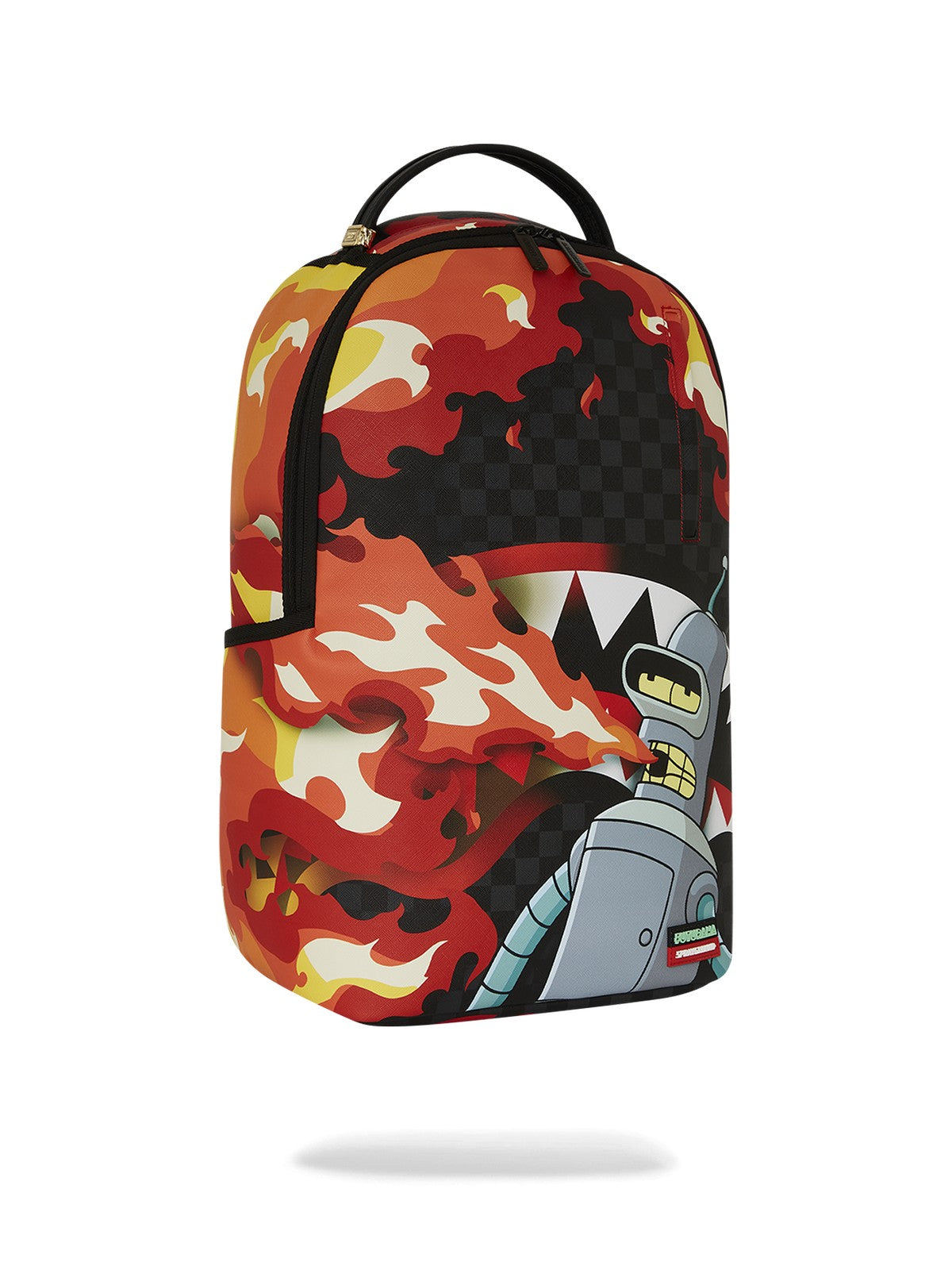 SPRAYGROUND Zaino Uomo BENDER FIRE DRAMA DLXV BACKPACK 910B7795NSZ Nero gioboutiqueweb