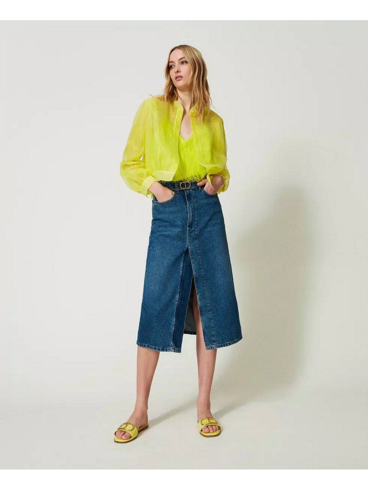 Twinset Frau Frau 241TP2661 00078 Blau