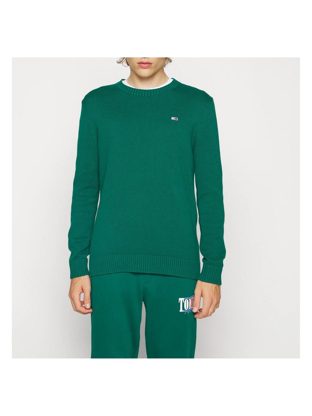 Tommy Hilfiger Men's Sweater DM0DM11856 Verde L6O