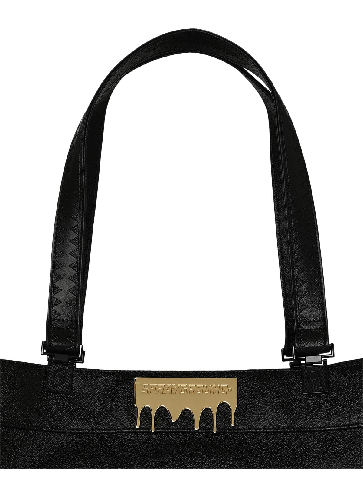 SPRAYGROUND Borsa Unisex adulto GOLD BRICK LUX TORTUGA TOTE 910T9045NSZ Nero