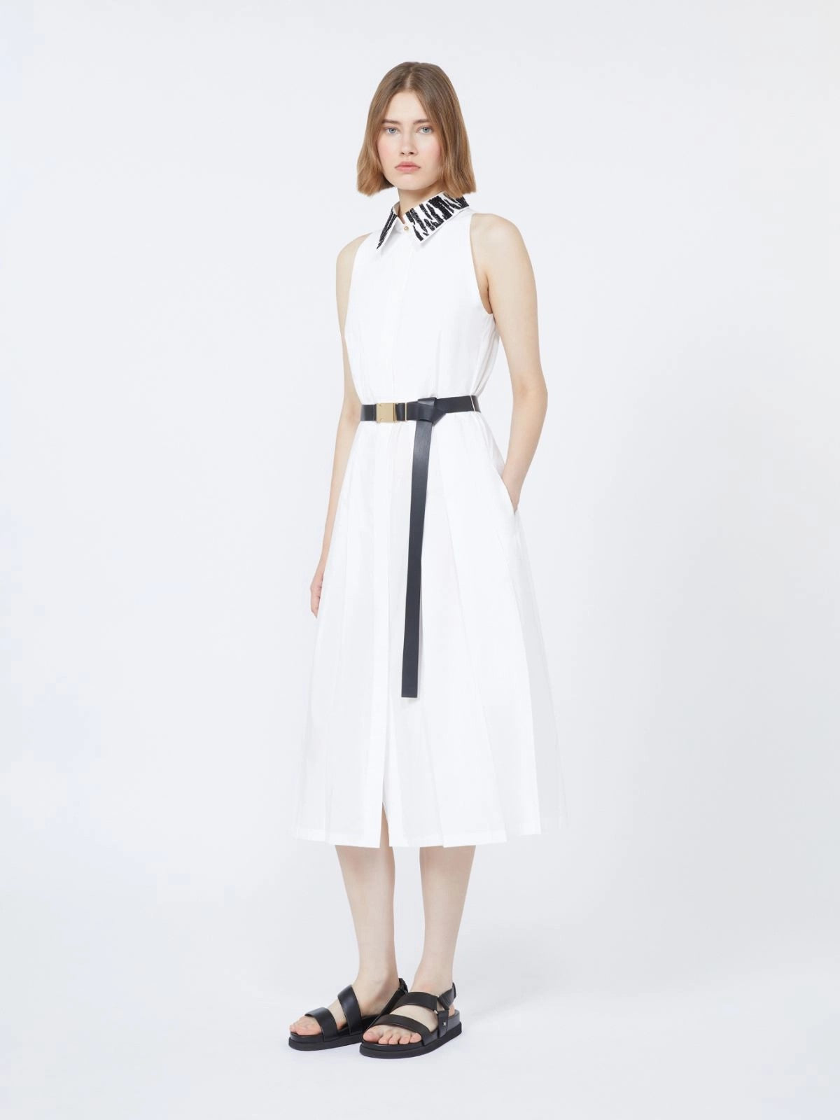 MAX MARA STUDIO Abito Donna MSTUBICATO 2616221072600 001 Bianco