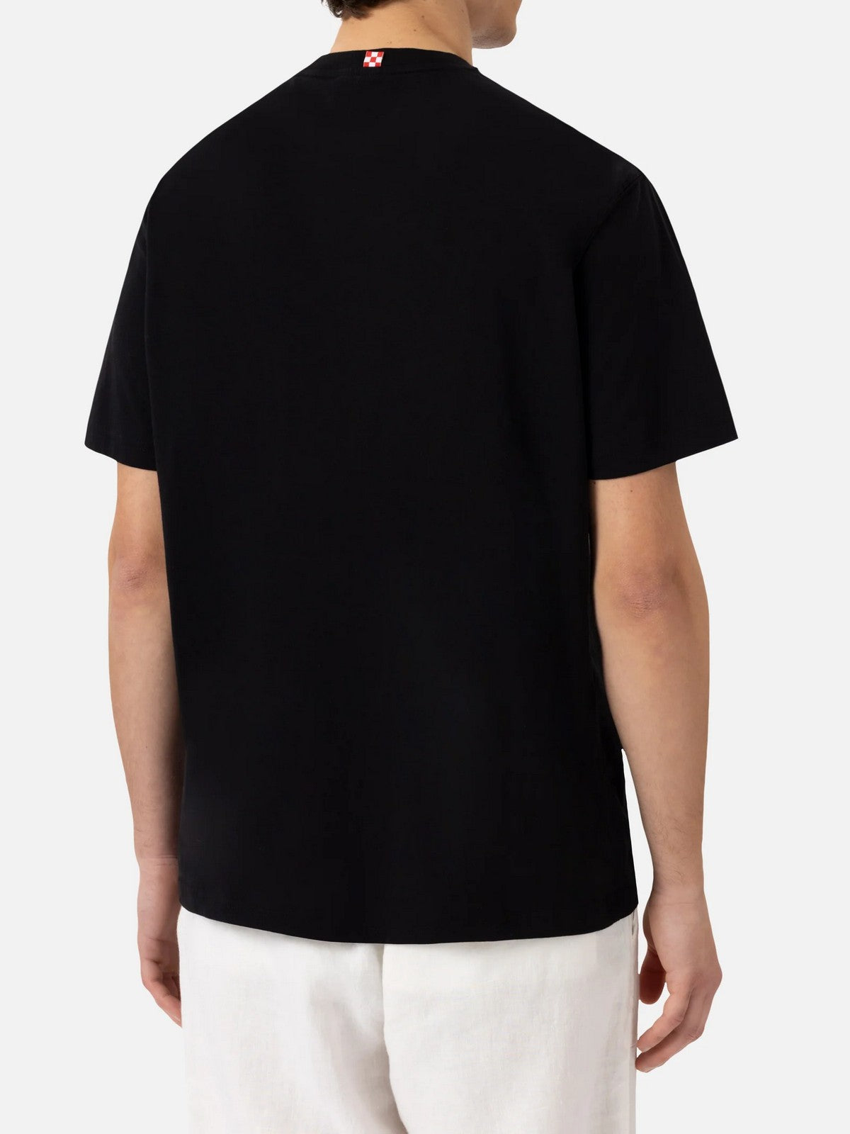 MC2 SAINT BARTH T-shirt Uomo PORTOFINO 02372H Nero gioboutiqueweb