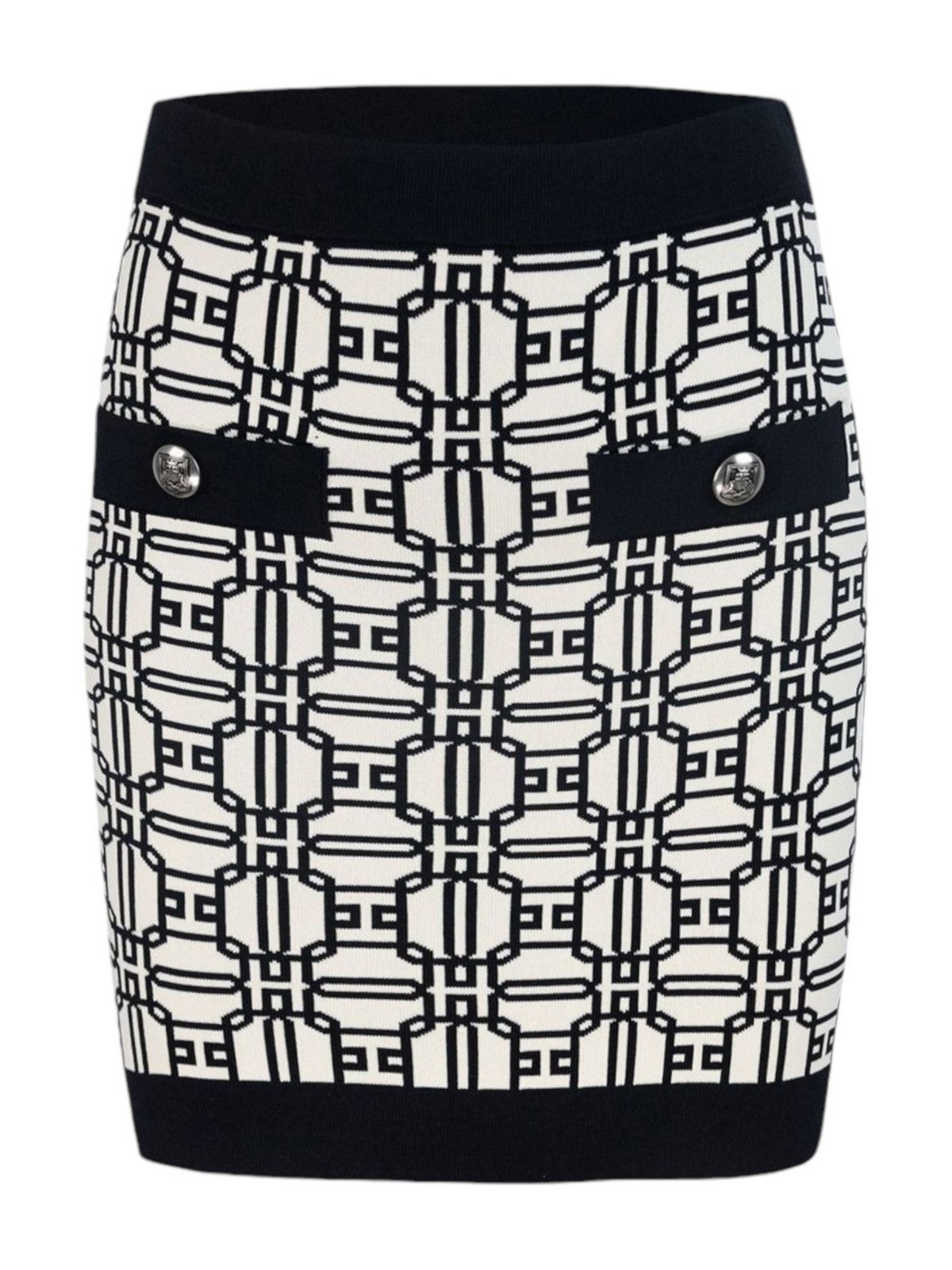 ELISABETTA FRANCHI Gonna Donna GK04B47E2 E84 Bianco gioboutiqueweb