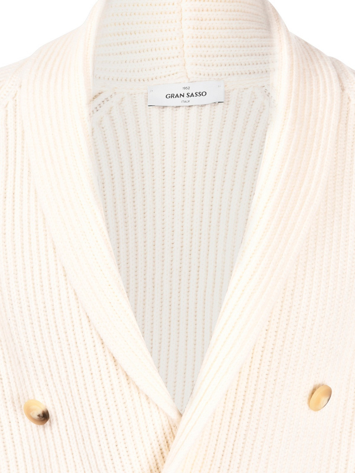 GRAN SASSO Cardigan Uomo 13183/25072 001 Bianco