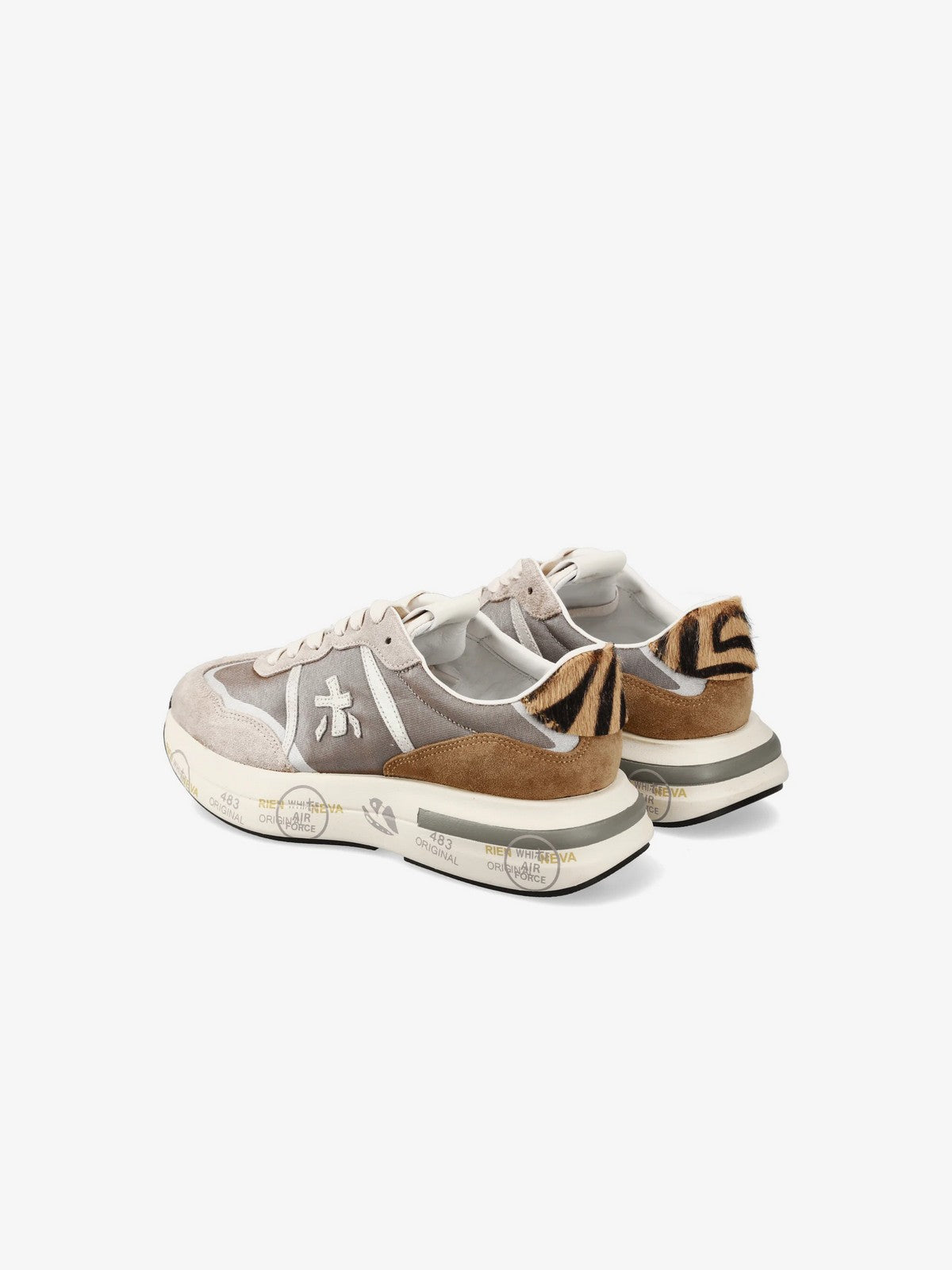 PREMIATA Sneaker Donna CASSIE VAR 7675 TAUPE/BROWN