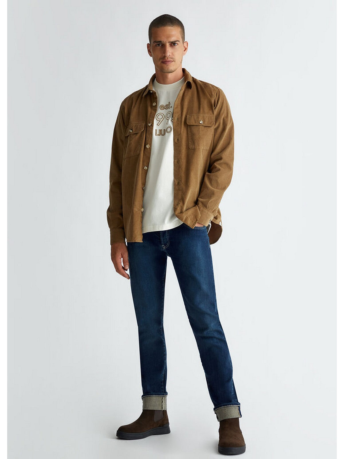 LIU JO UOMO Jeans Uomo QF4078D4944 77097 Blu gioboutiqueweb