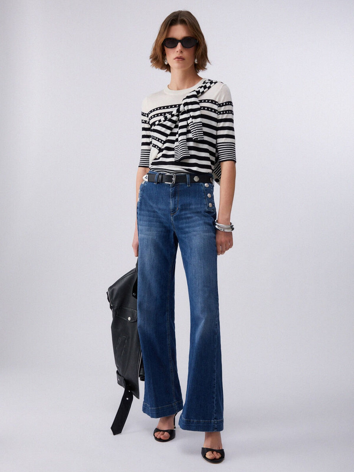 LIU JO BLUE DENIM Jeans Donna UA6162D0275 78988 Den.Blue dk.buttons