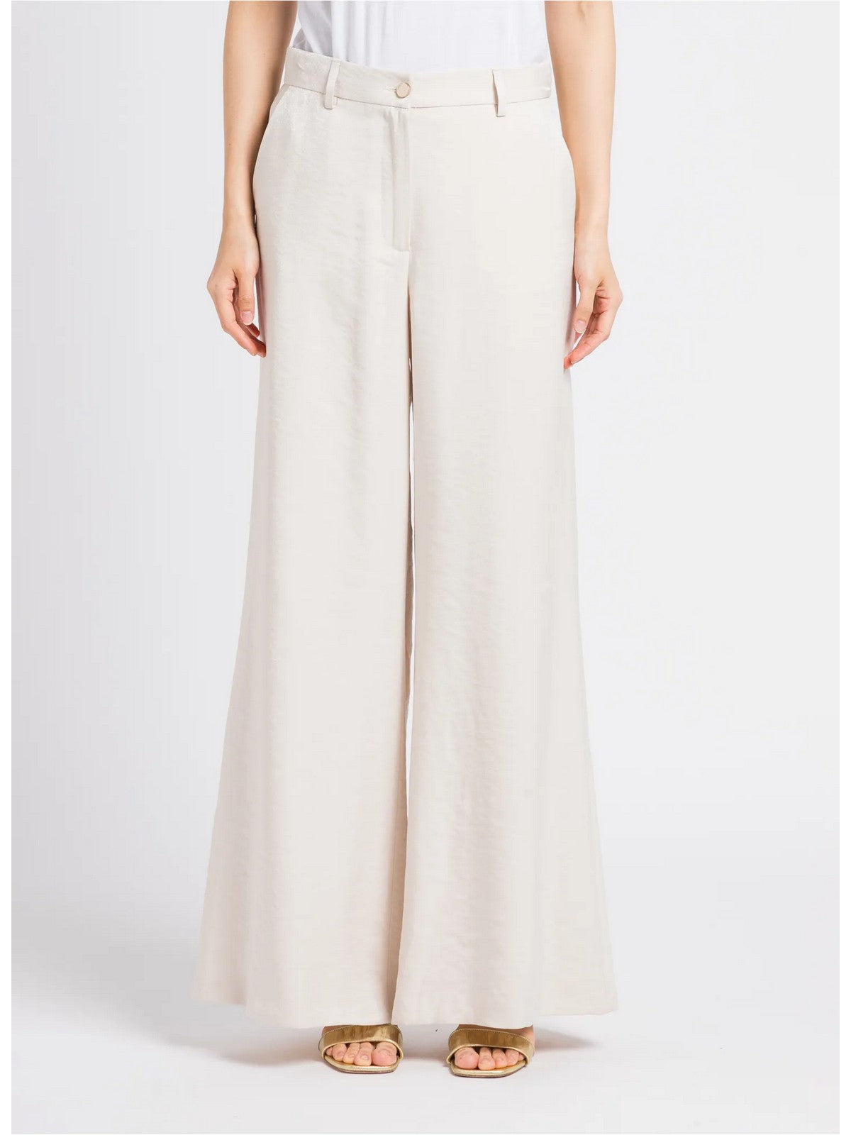 Liu Jo White femme Pantalone M4354T3406 20304 Beige