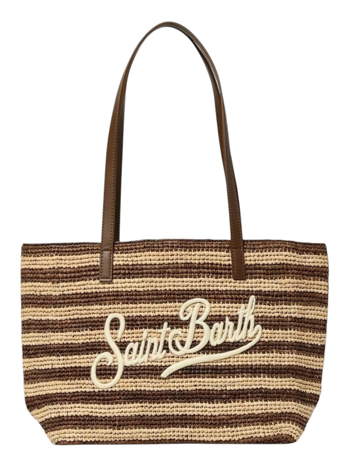 MC2 SAINT BARTH Borsa Donna RAFFIA CITY 01322H STRIPES 18 EMB gioboutiqueweb