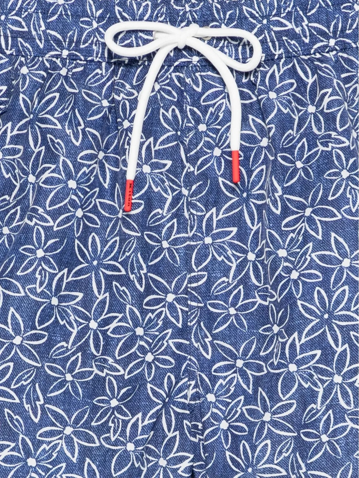 KITON Costume da bagno Uomo UCOM010K0743H84002 BLU/BIANCO
