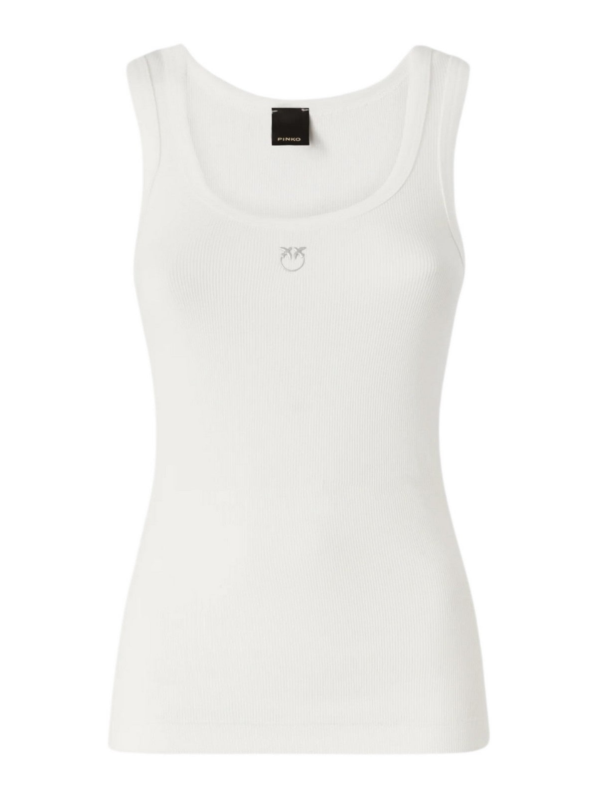 PINKO Canotta Donna CALCOLATORE CANOTTIERA 100807-A338 Z05 BIANCO-BIANCANEVE