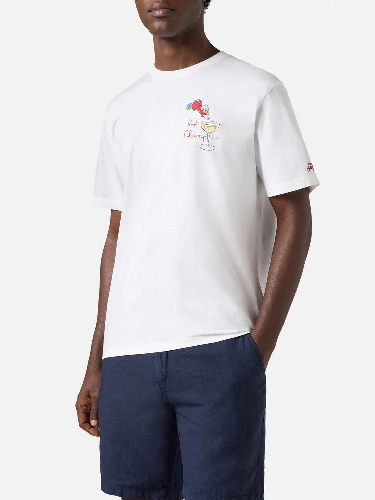 MC2 SAINT BARTH T-shirt Uomo PORTOFINO 00755L SCROOGE CHAMPION 01N EMB