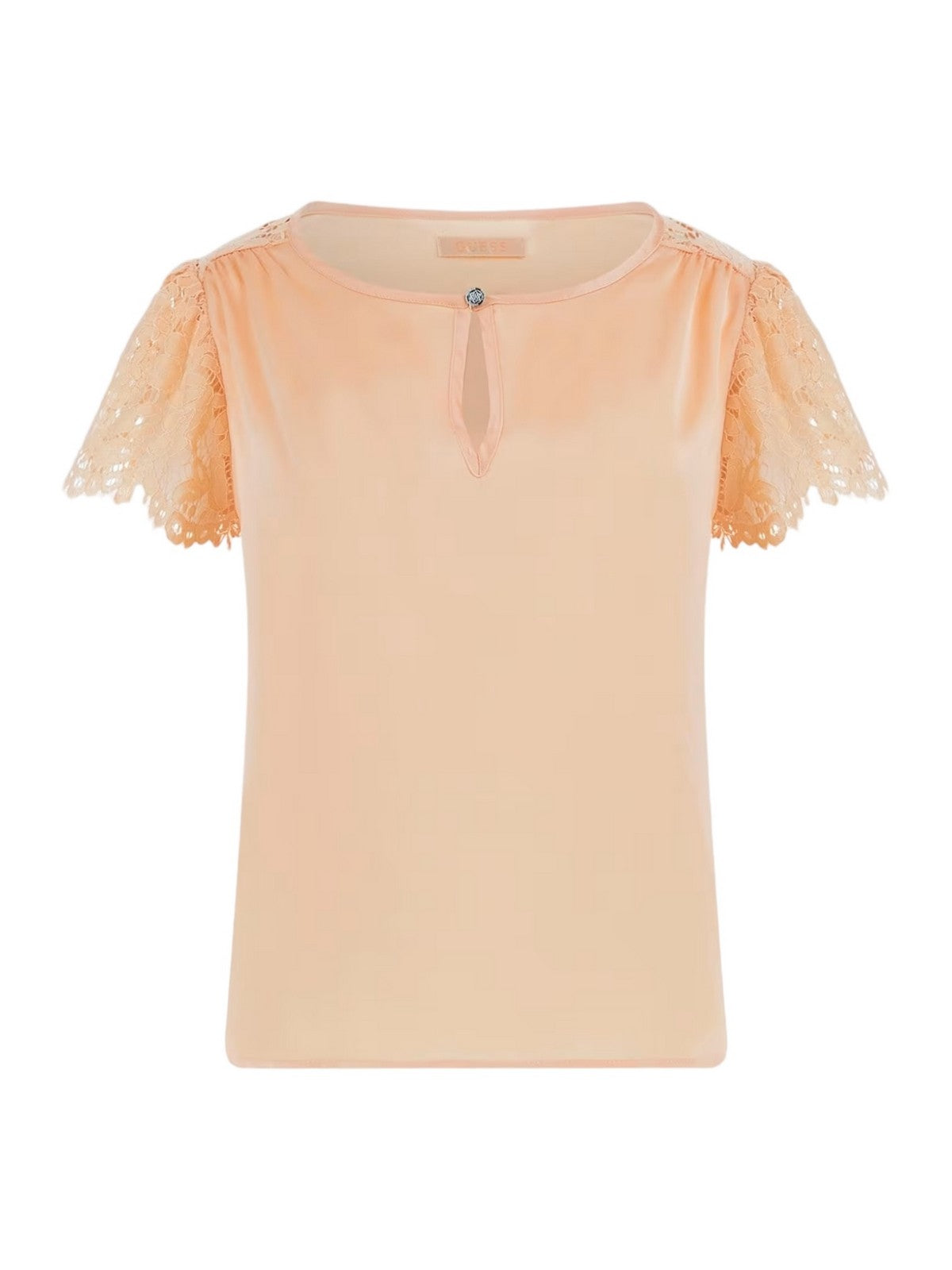 GUESS Top Donna Ss Guendalina Top W4GH86 WD8G2 G6J4 Rosa gioboutiqueweb