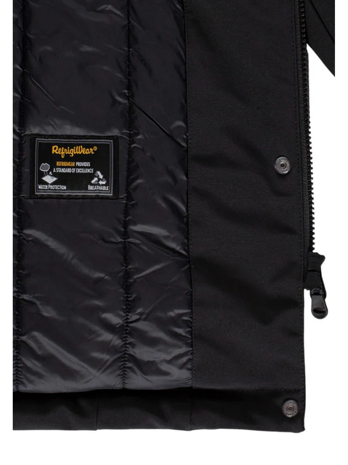 REFRIGIWEAR Cappotto Donna LADY TECH/1 FUR JACKET W99108 XT2429 G06000 Nero gioboutiqueweb