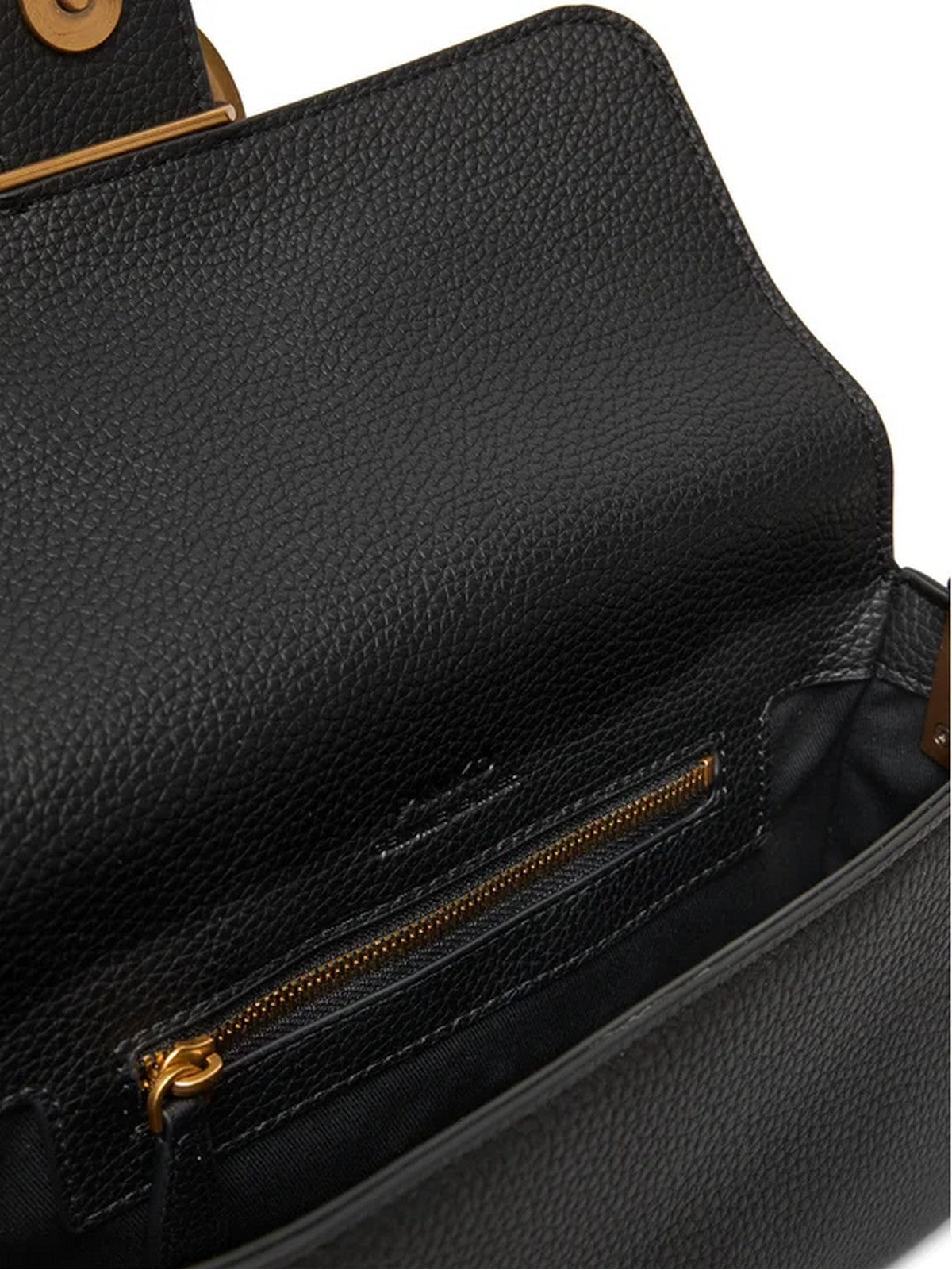 PINKO Borsa Donna LOVE ONE MINI SLOUCHY FL 104340-A2OX Z99Q NERO-ANTIQUE GOLD gioboutiqueweb