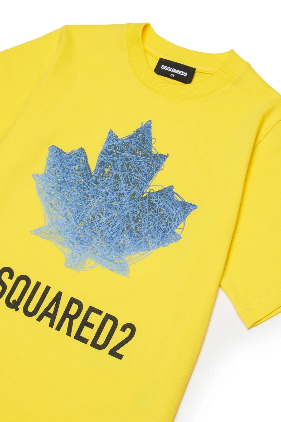 DSQUARED2 KIDS T-shirt Unisex bambino DQ3176 D00XM DQ220 VIBRANT YELLOW