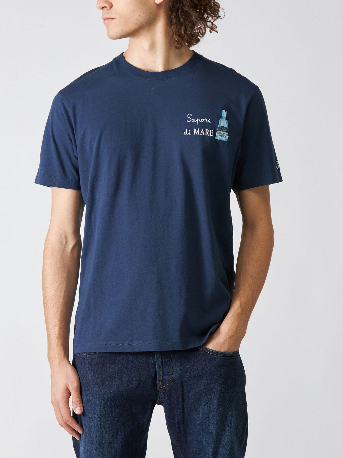 MC2 SAINT BARTH T-Shirt e Polo Uomo TSHIRT MAN 00752F Blu gioboutiqueweb