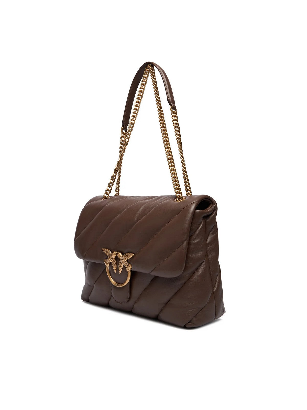 PINKO Borsa Donna Love Puff Big Cl Sheep Nappa 100037-A0F2 L74Q MARRONE CASTANO