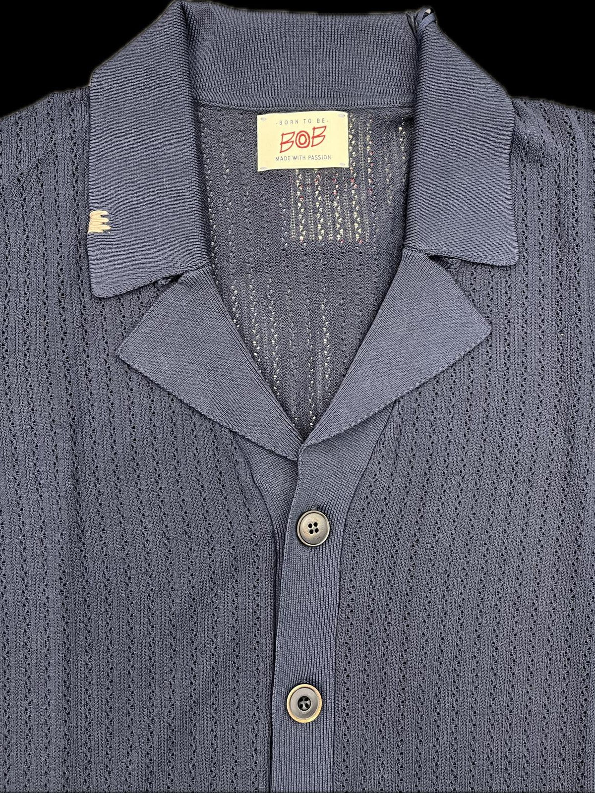 BOB Camicia Uomo P25RULE UNICA Blu